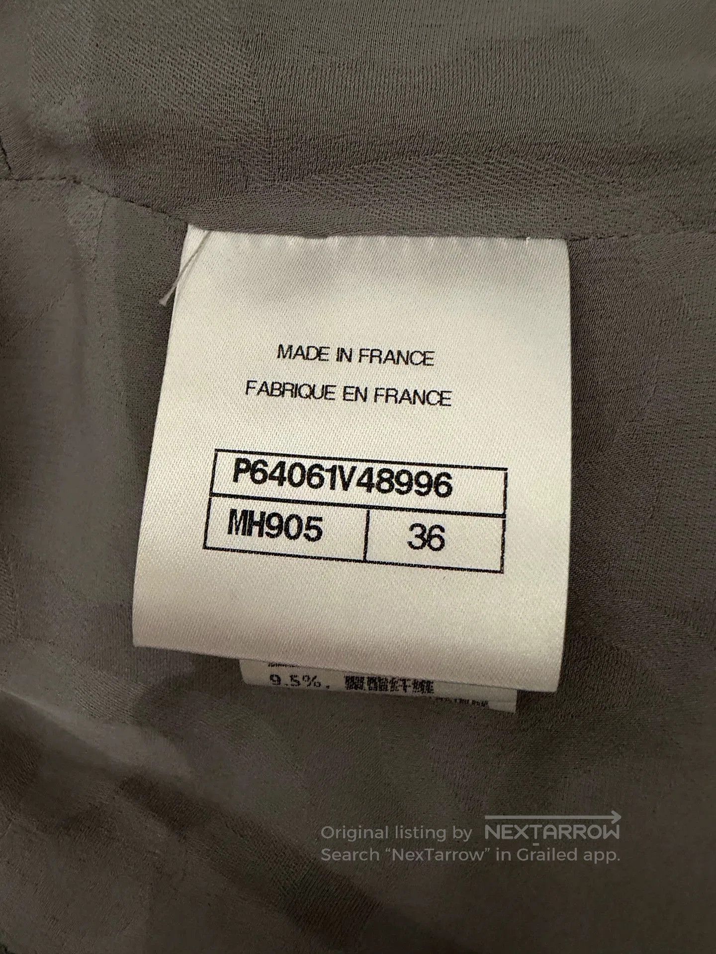 Chanel Chanel Runway Gray Sequin Collar Coat. Size US S / EU 44-46 / 1 - 4 Thumbnail