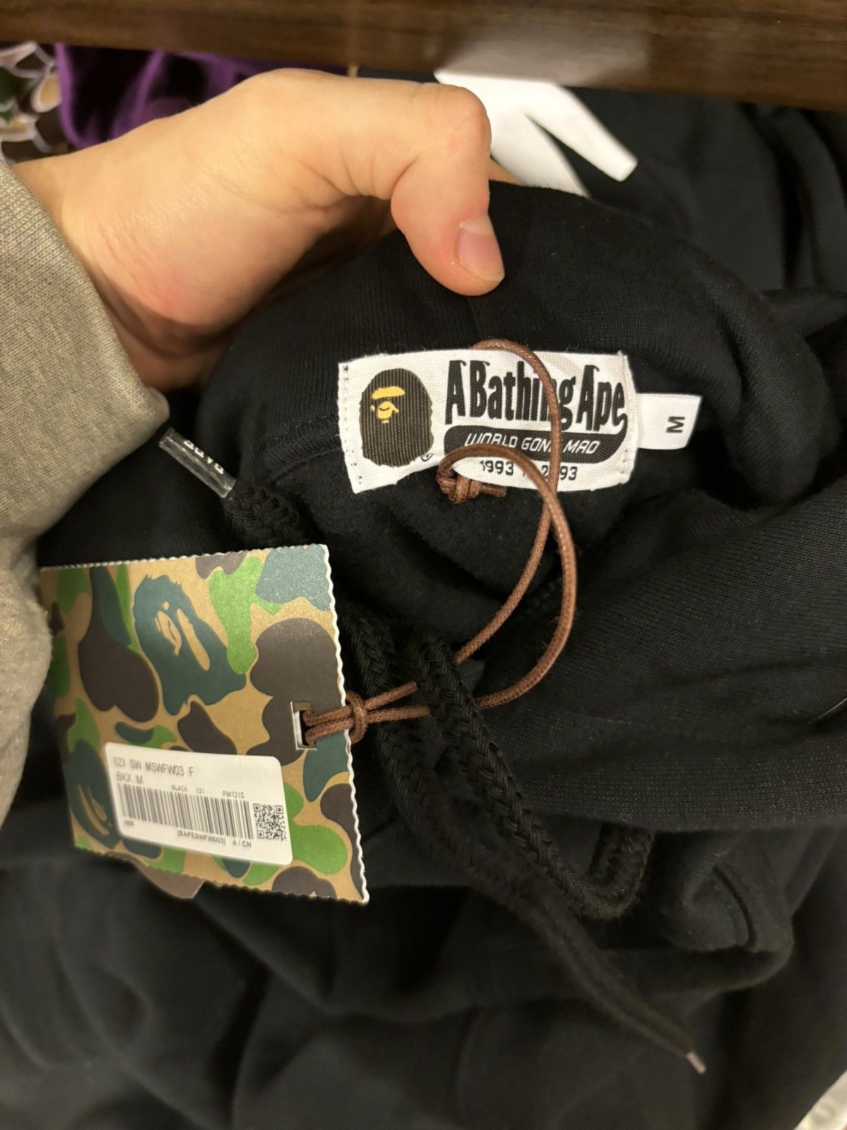 Bape ASNKA Pullover Hoodie Size US M / EU 48-50 / 2 - 3 Thumbnail