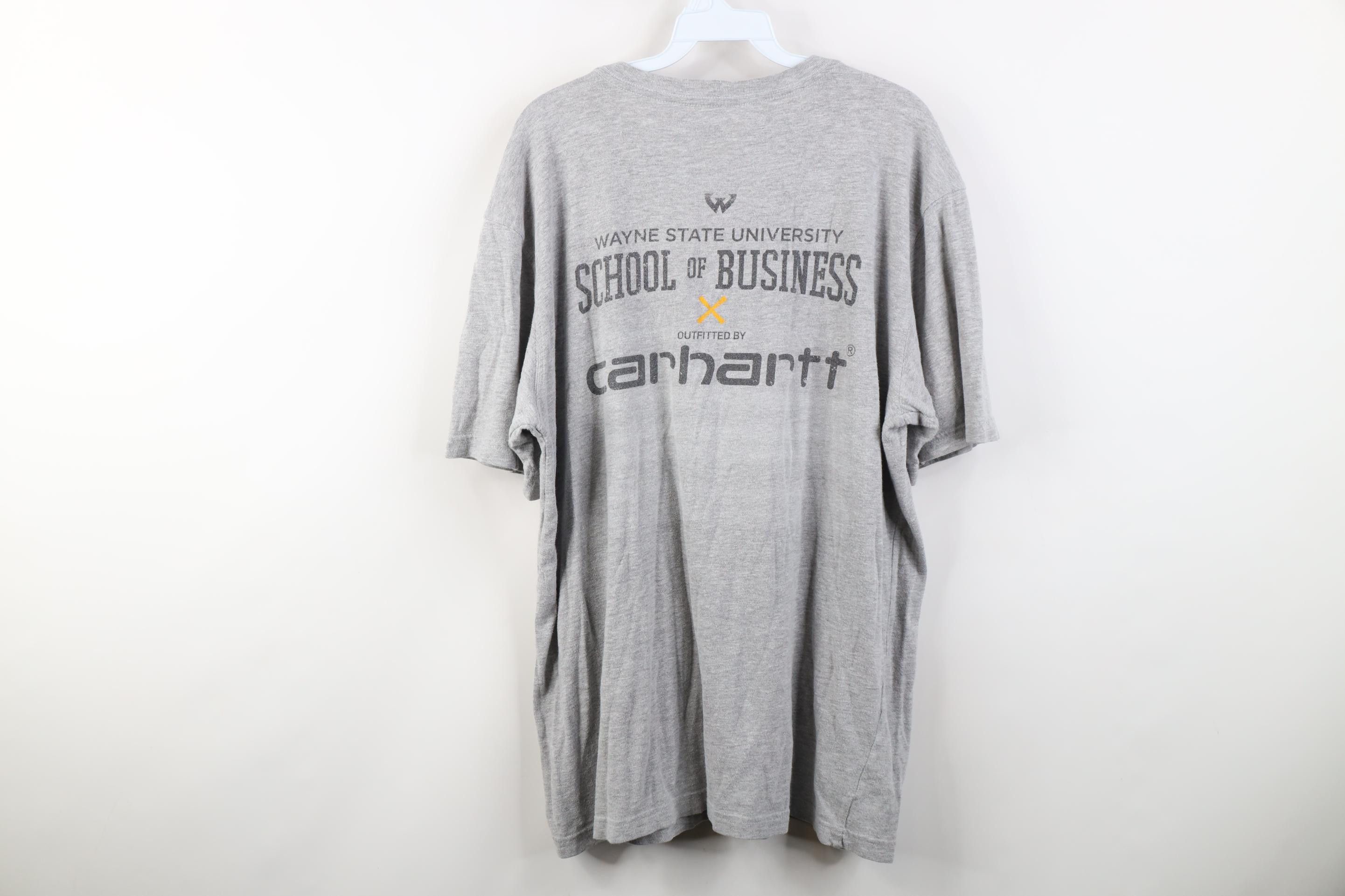 Carhartt Y2K Carhartt Spell Out Detroit Short Sleeve T-Shirt Gray Size US L / EU 52-54 / 3 - 13 Thumbnail