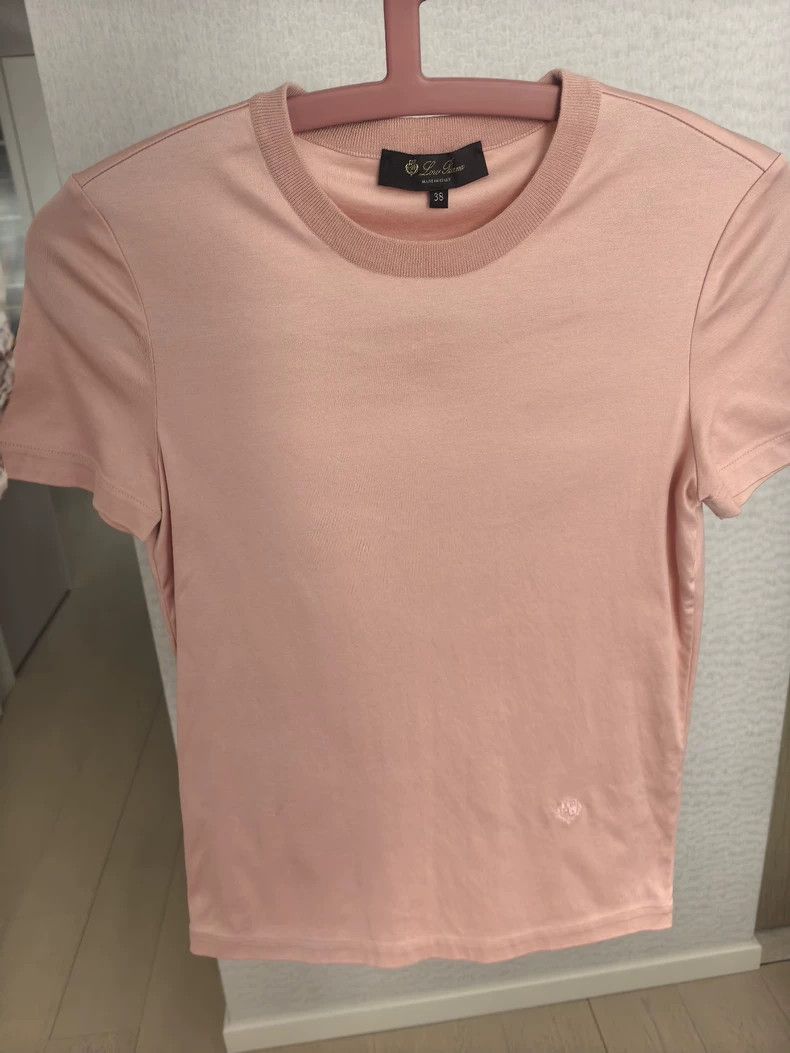 Loro Piana LORO PIANA 100% cotton T-shirt Size S / US 4 / IT 40 - 1 Thumbnail