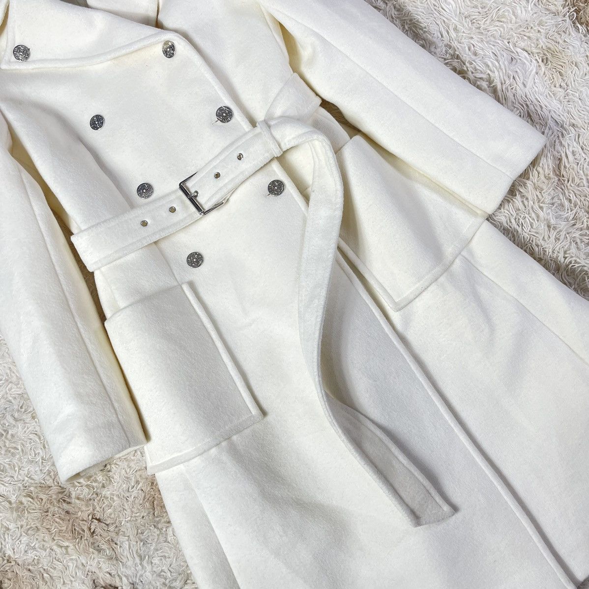 Dior Christian Dior Wool Trench Coat Size S / US 4 / IT 40 - 5 Thumbnail