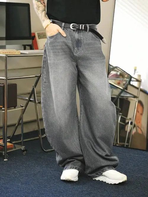 Jean Retro Y2k Denim Jeans Relaxed Fit Size US 32 / EU 48 - 4 Thumbnail