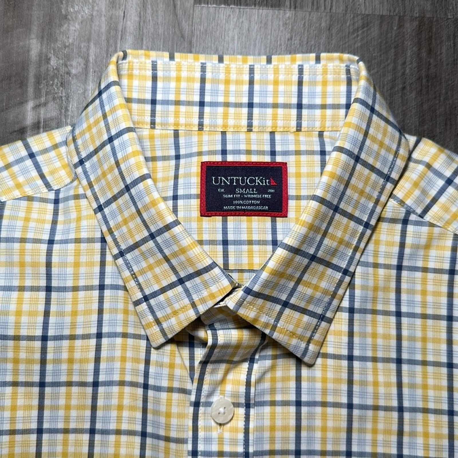 UNTUCKit UNTUCKit Sumoll Slim Fit Wrinkle Free Long Sleeve - Small Size US S / EU 44-46 / 1 - 6 Thumbnail