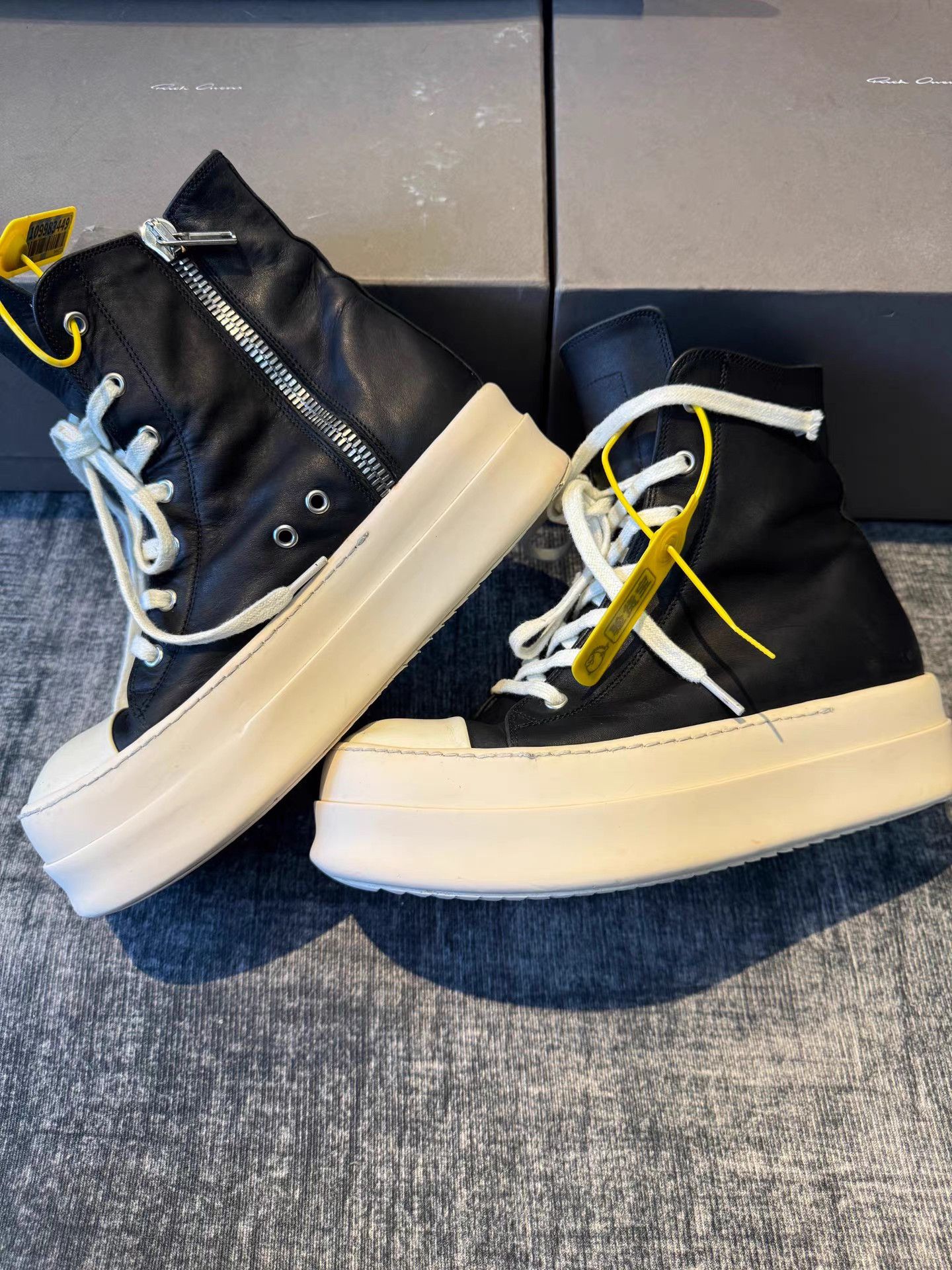 Rick Owens Rick Owens Mainline Thick-Sole Big Converse Size US 9 / IT 39 - 6 Thumbnail