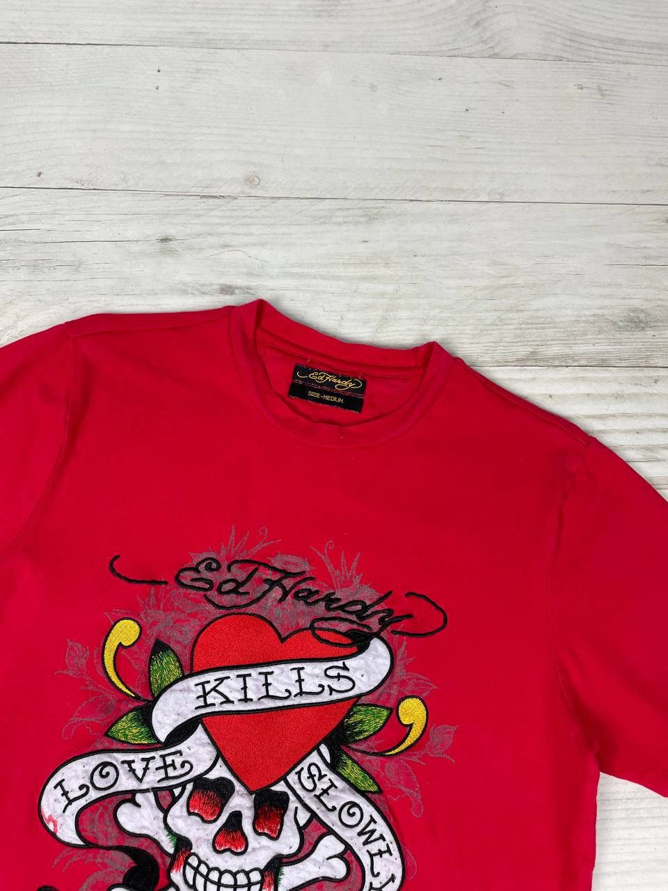 Ed Hardy Ed Hardy T-Shirt Skull Love Kills Slowly Japan Size US M / EU 48-50 / 2 - 2 Thumbnail