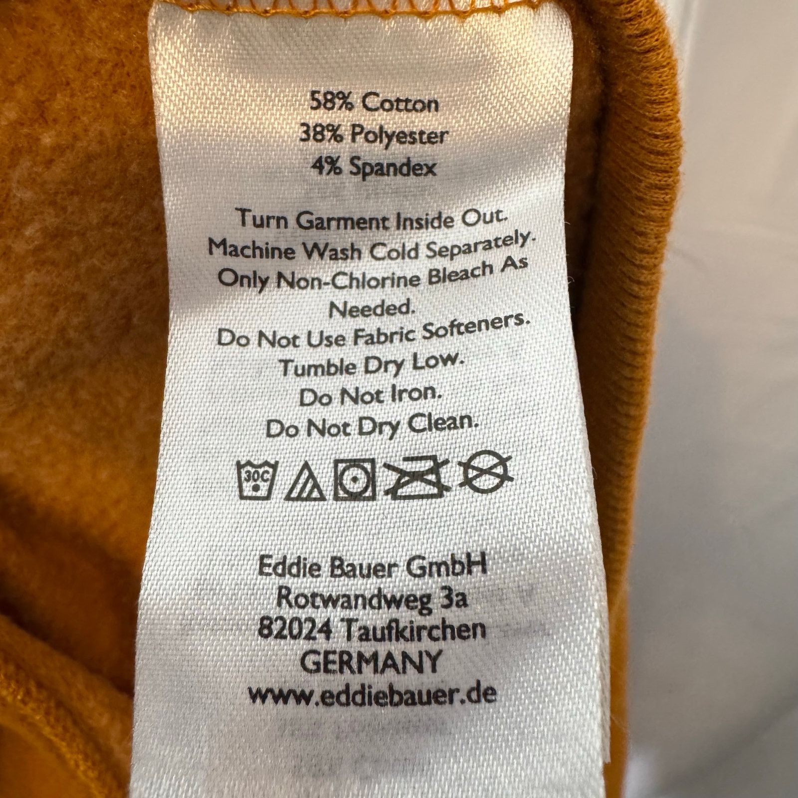 Eddie Bauer Eddie Bauer Women’s XL Mustard Logo Crewneck Sweatshirt Size XL / US 12-14 / IT 48-50 - 6 Thumbnail