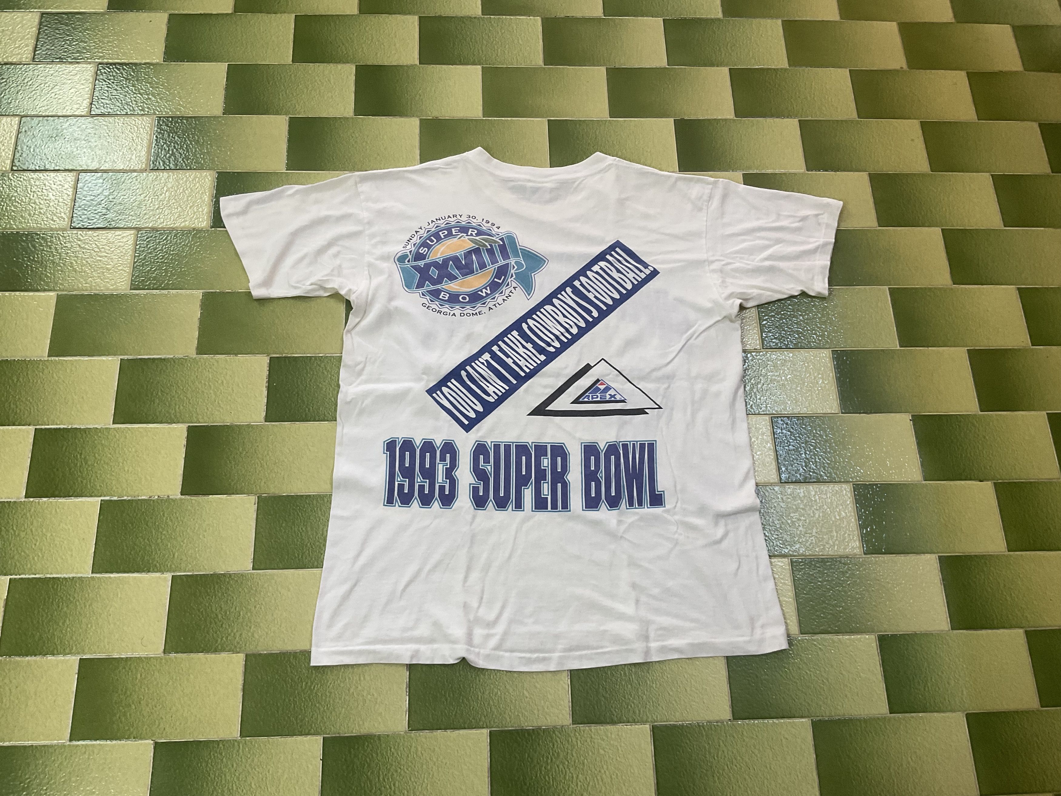 NFL Vintage 1993 Super Bowl Champs Dallas Cowboys T-Shirt Size US L / EU 52-54 / 3 - 2 Thumbnail