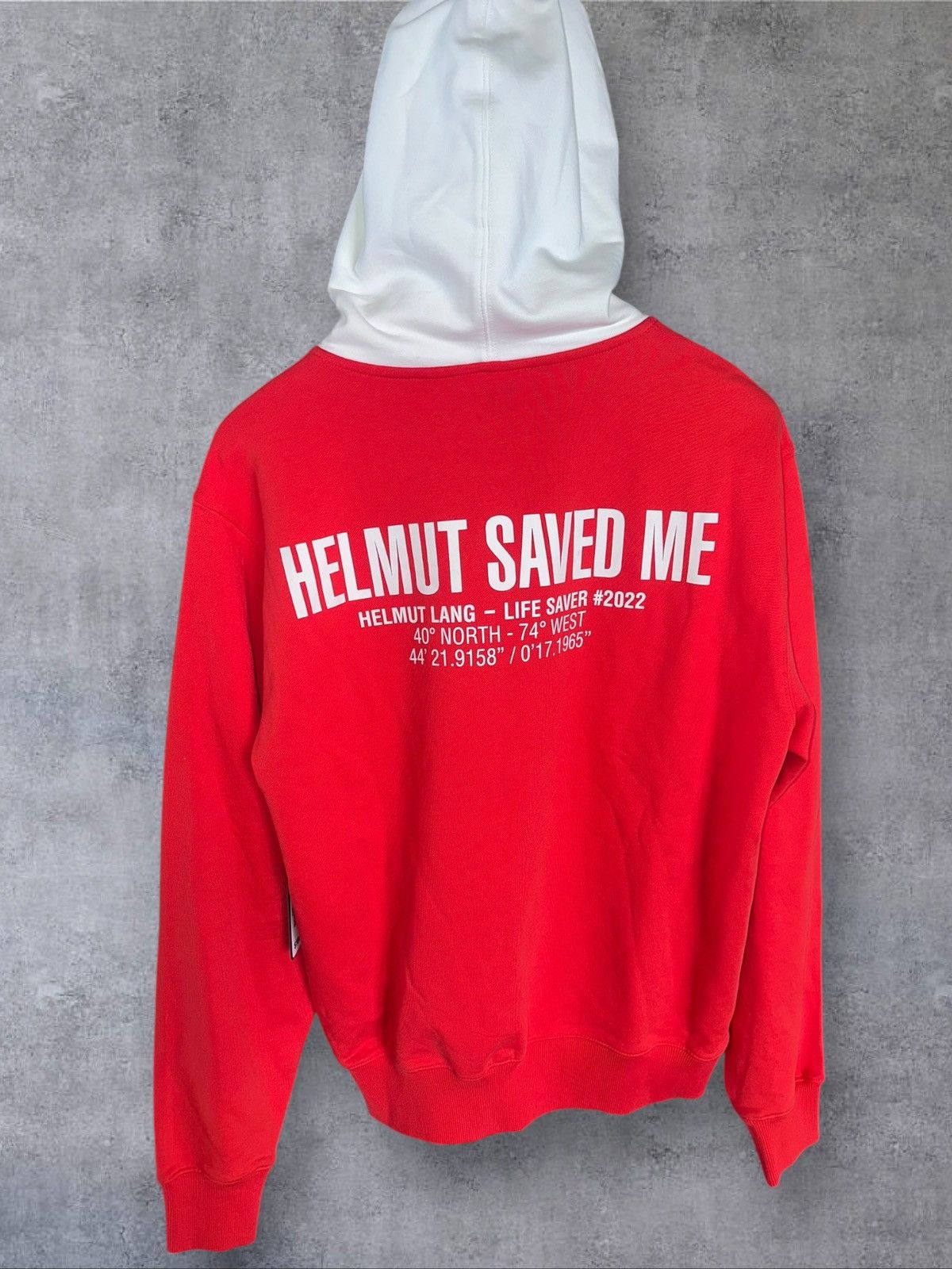 Helmut Lang HELMUT LANG LIFEGAURD LIFESAVER HOODIE SIZE M Size US M / EU 48-50 / 2 - 3 Thumbnail