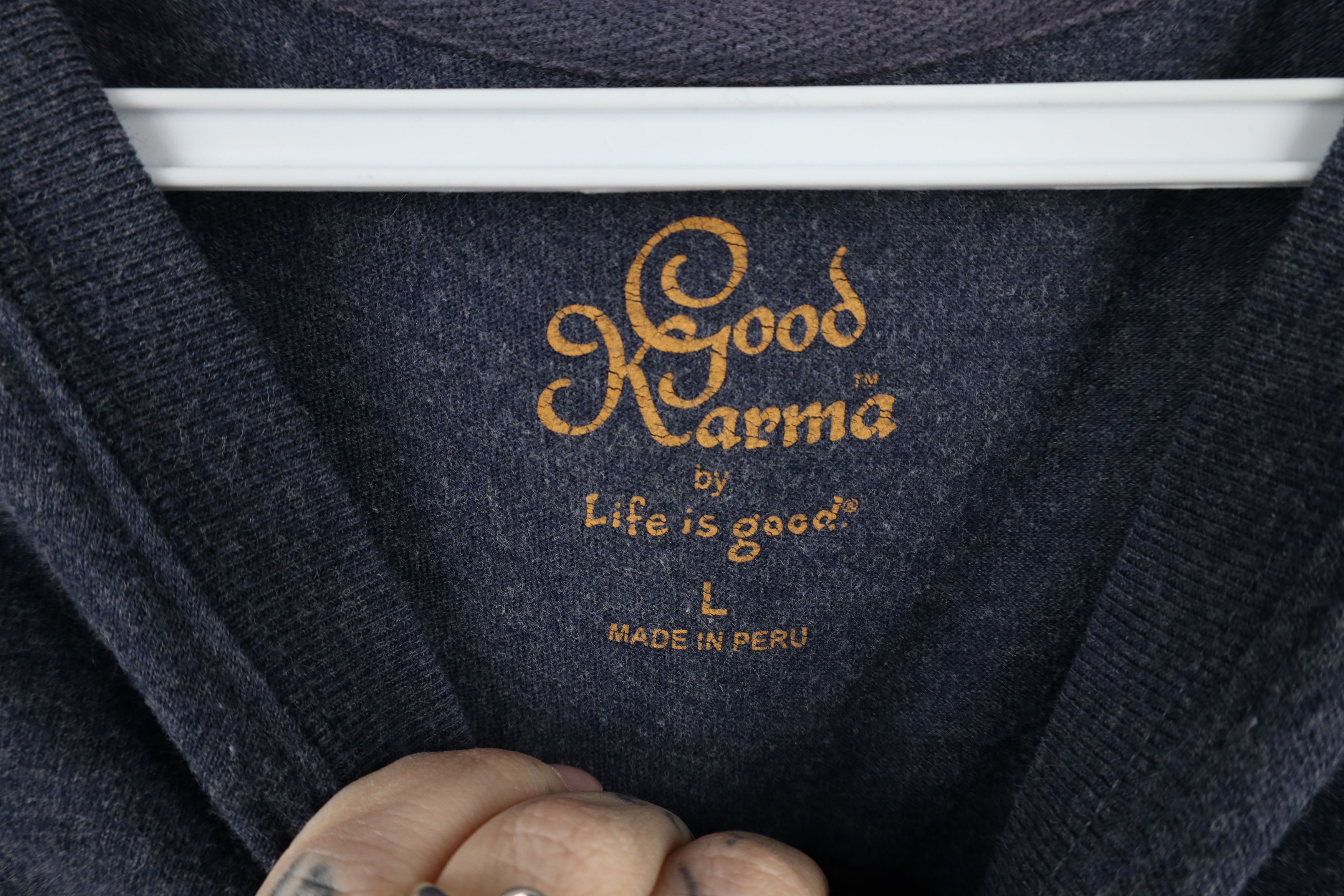 Life is Good × Vintage Good Karma Life Is Good Mountain Long Sleeve T-Shirt Size US L / EU 52-54 / 3 - 7 Thumbnail