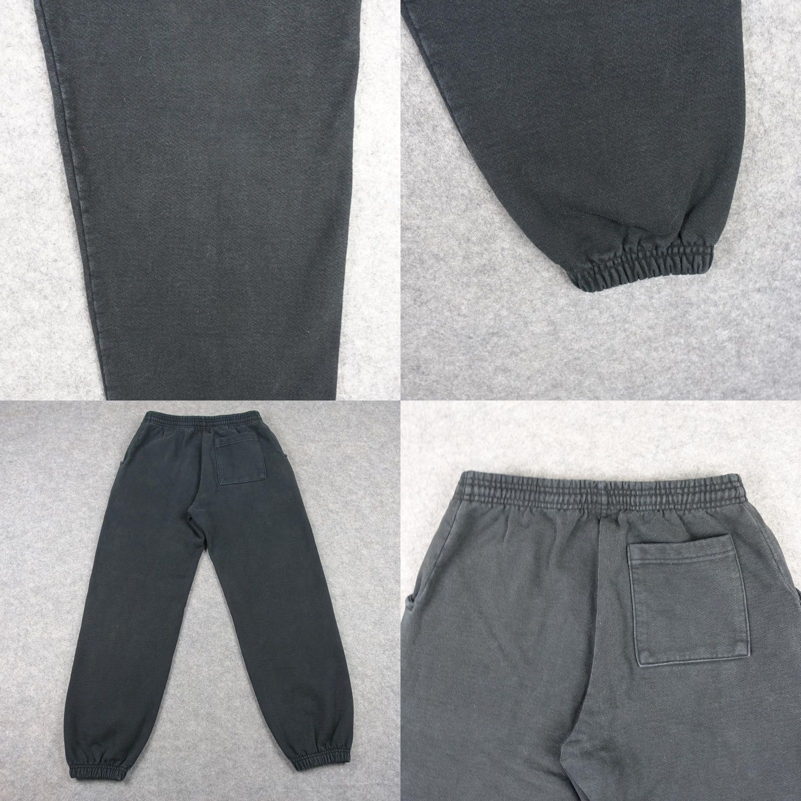 Revenge Revenge Mens Sweatpants Joggers Black Fleece Pockets Drawstring Casual Activewear 28in Inseam Tapered Size US 31 - 8 Thumbnail