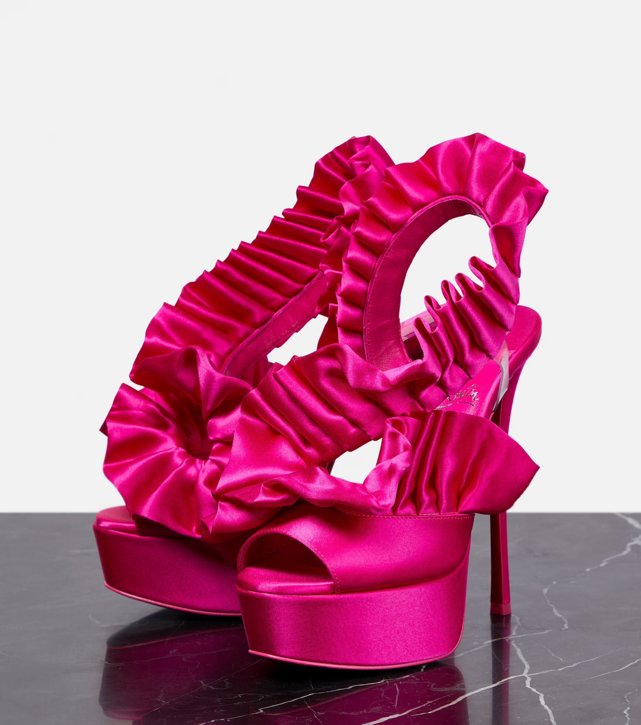 Christian Louboutin o1s1wg110325 Froufrou Alta 150 in Pink Size US 9 / IT 39 - 5 Thumbnail