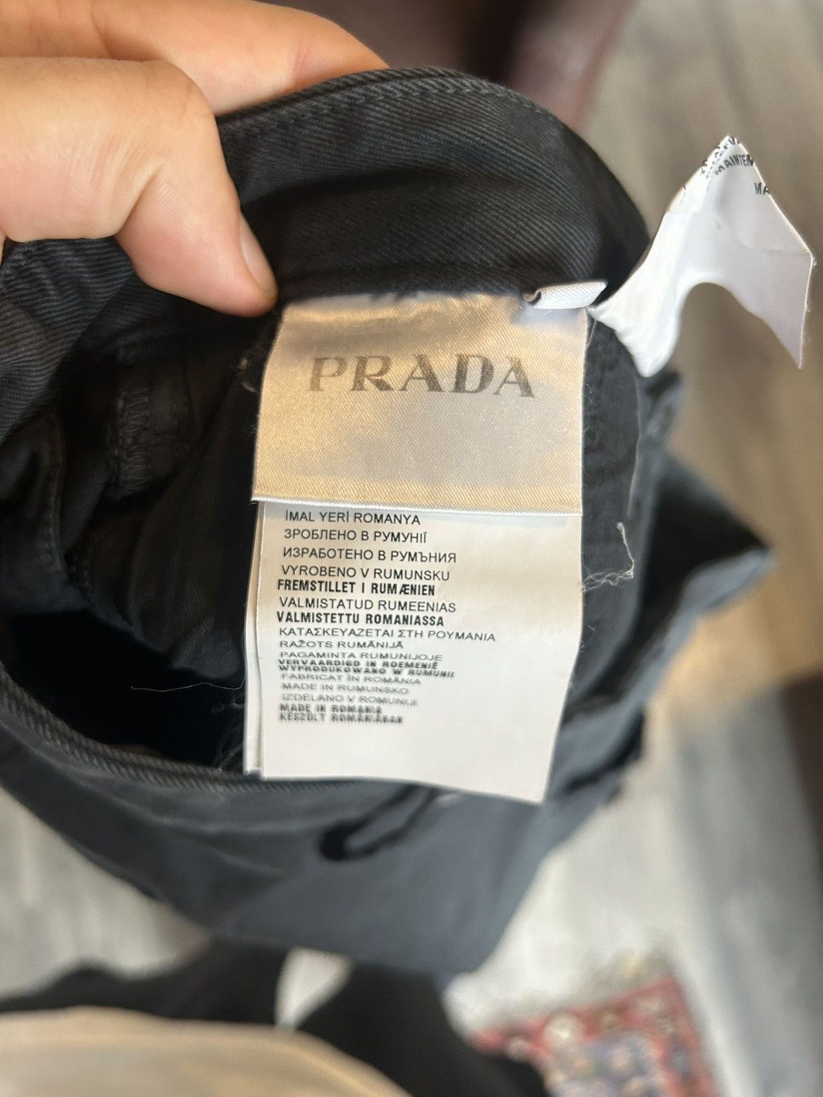 Prada Prada Black Cotton Blend Chinos - Size 58 Size US 40 / EU 56 - 17 Thumbnail