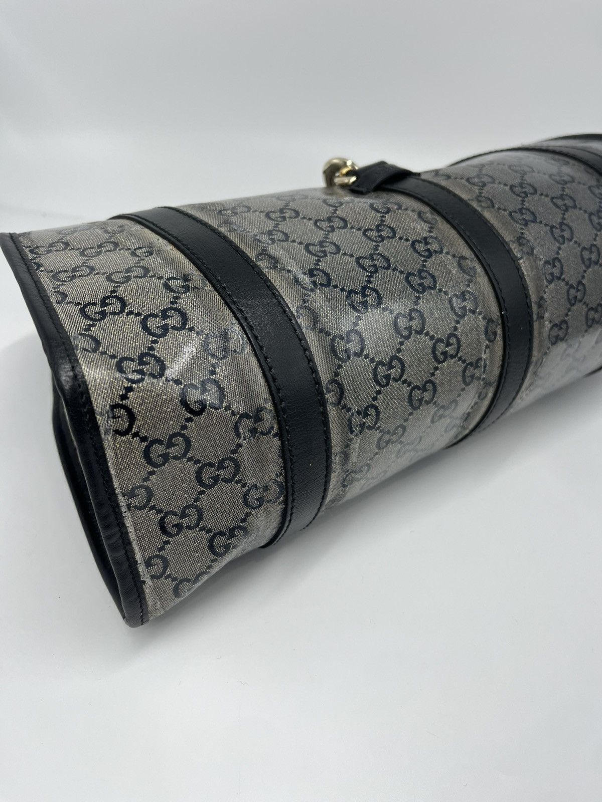 Gucci GUCCI Crystal Monogram Medium Joy Shoulder Bag Black Size ONE SIZE - 11 Thumbnail