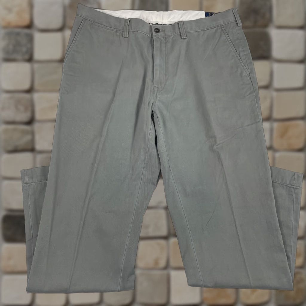 Polo Ralph Lauren Polo Ralph Lauren Pants Men 36 x 32 Gray Chino Straight Leg Classic Golf Golfing Pants Mens Chino Straight Leg 36x32 Gray Polo Ralph Lauren Size US M / EU 48-50 / 2 - 1 Thumbnail