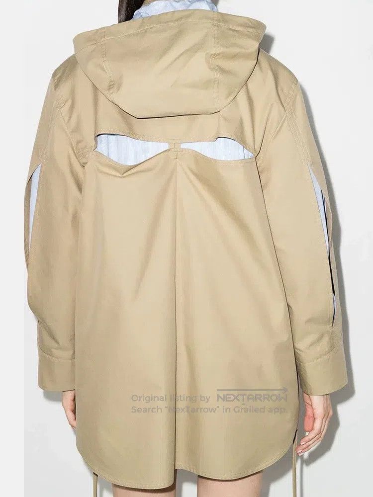 Loewe Loewe Cotton Military Style Hooded Parka Size XXS / US 00 / IT 34 - 5 Thumbnail
