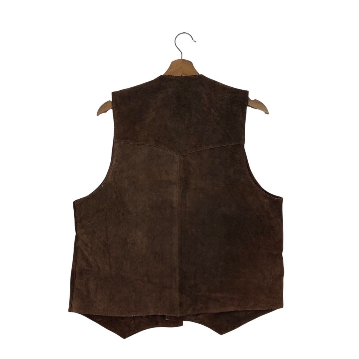 Japanese Brand Vintage Genuine Leather Vest Chimayo Design Toyo Enterprise Size US M / EU 48-50 / 2 - 9 Thumbnail