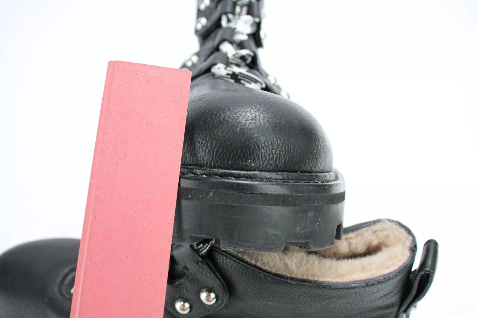 Jimmy Choo JIMMY CHOO Women's EU 37 Shearling Style Ankle Black Boots Size US 7 / IT 37 - 16 Thumbnail