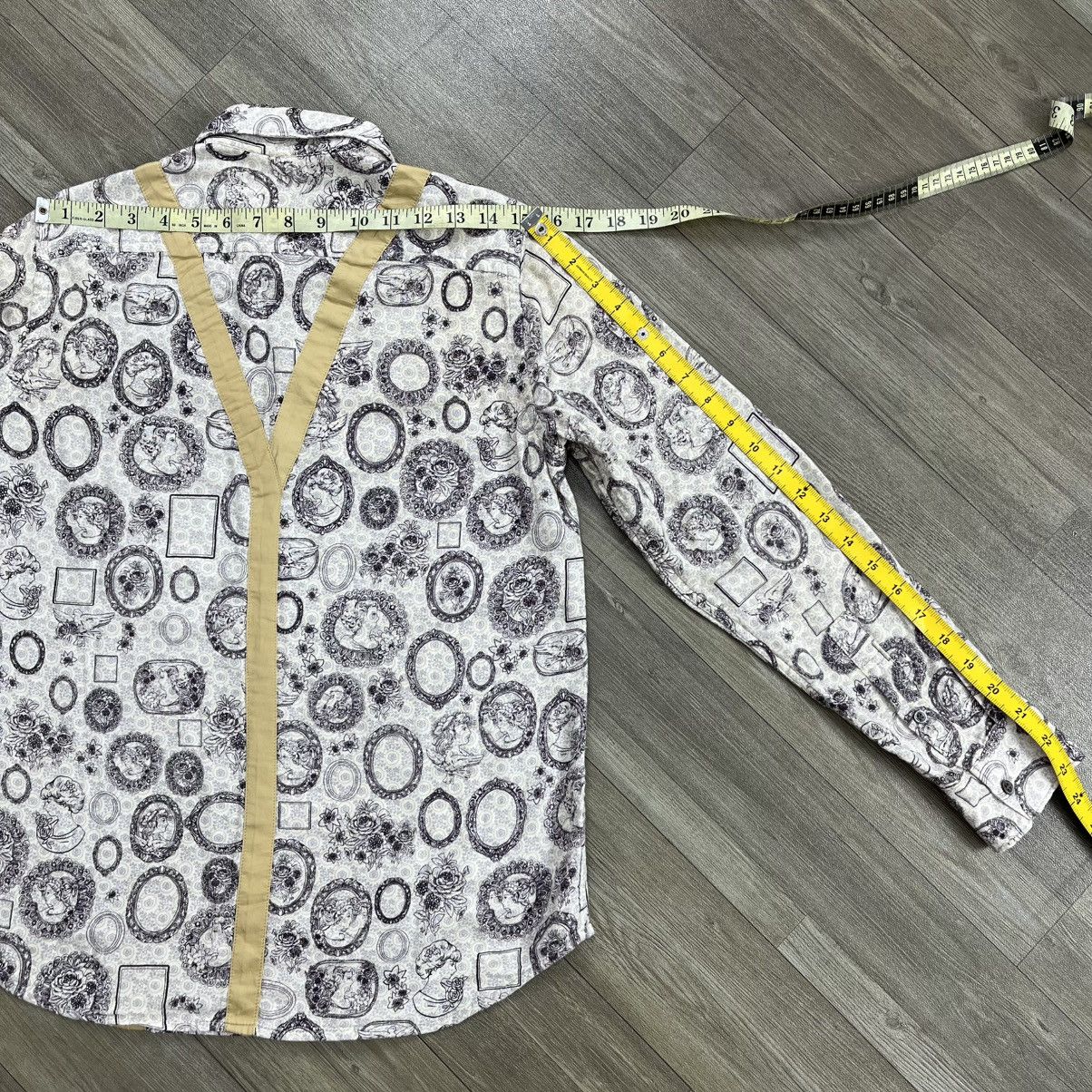 Issey Miyake Archive Issey Miyake Frapbois Baroque Cameo Pattern Shirt Size US S / EU 44-46 / 1 - 17 Thumbnail