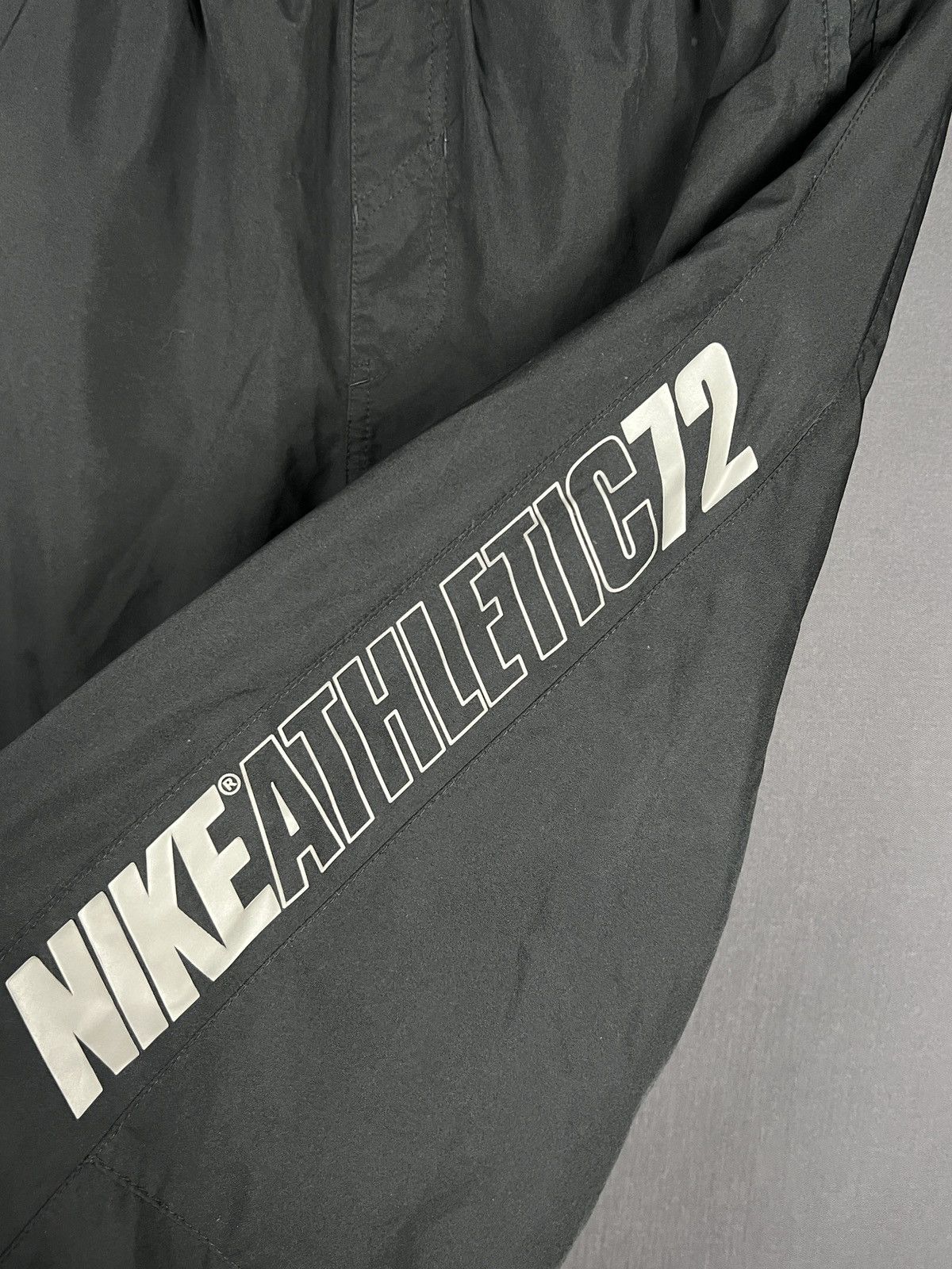 Other Nike Athletic 72 Track Pants Size M Black Logo Side Zip Size US 34 / EU 50 - 2 Thumbnail