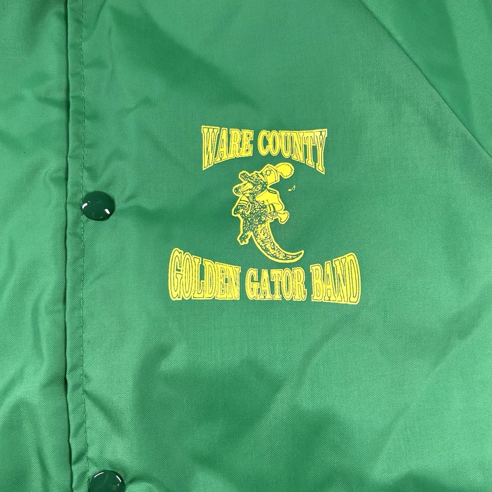 Vintage VINTAGE Westark Bronze Green Satin Bomber Jacket Mens M USA Band 80s 90s Varsity Letterman Pep Rally Shirt? Size US M / EU 48-50 / 2 - 3 Thumbnail