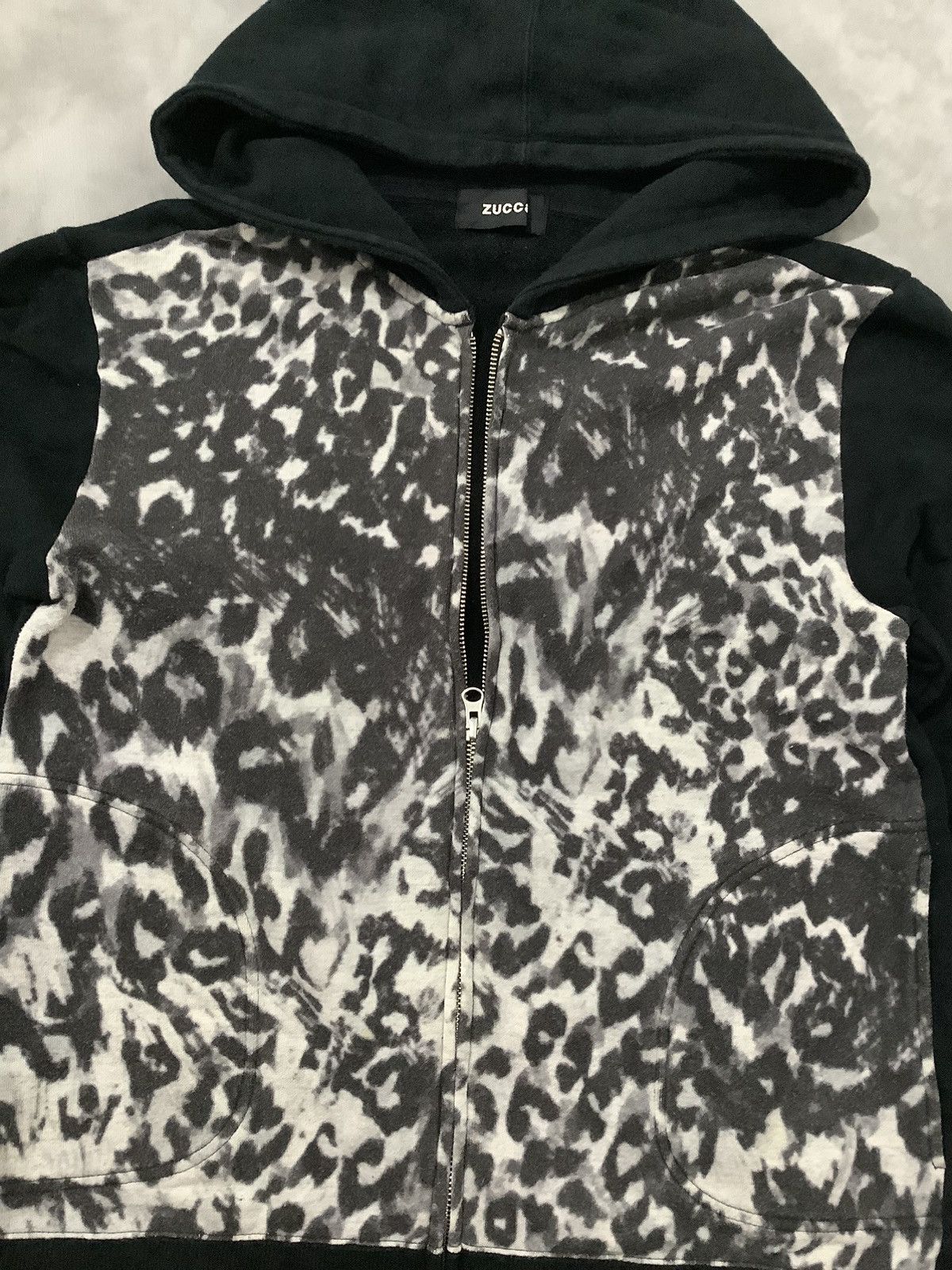 CABANE de ZUCCa × Issey Miyake × Zucca Zucca Abstract Hoodied Sweatshirt Size US M / EU 48-50 / 2 - 2 Thumbnail