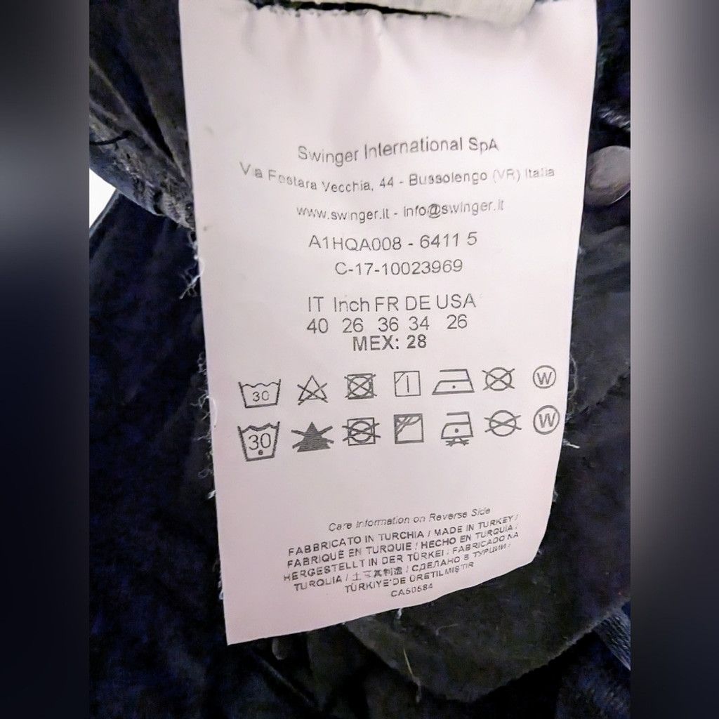 Versace Jeans Couture Versace Jeans Collection Dark Blue Skinny Moto Jeans Size 26" / US 2 / IT 38 - 11 Thumbnail