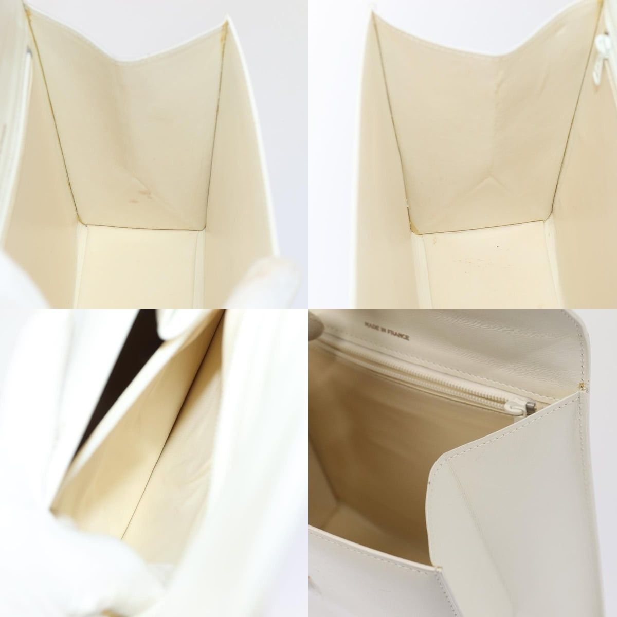 Celine CELINE Shoulder Bag Leather White Size ONE SIZE - 12 Thumbnail