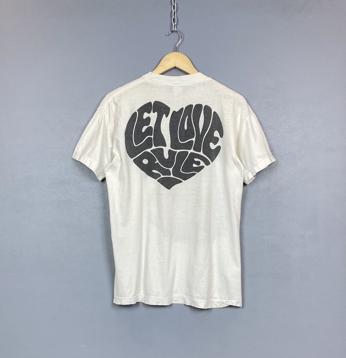 Band Tees Vintage Lenny Kravitz 1990 Let Love Rule Tee Rare Band Music Size US L / EU 52-54 / 3 - 6 Thumbnail