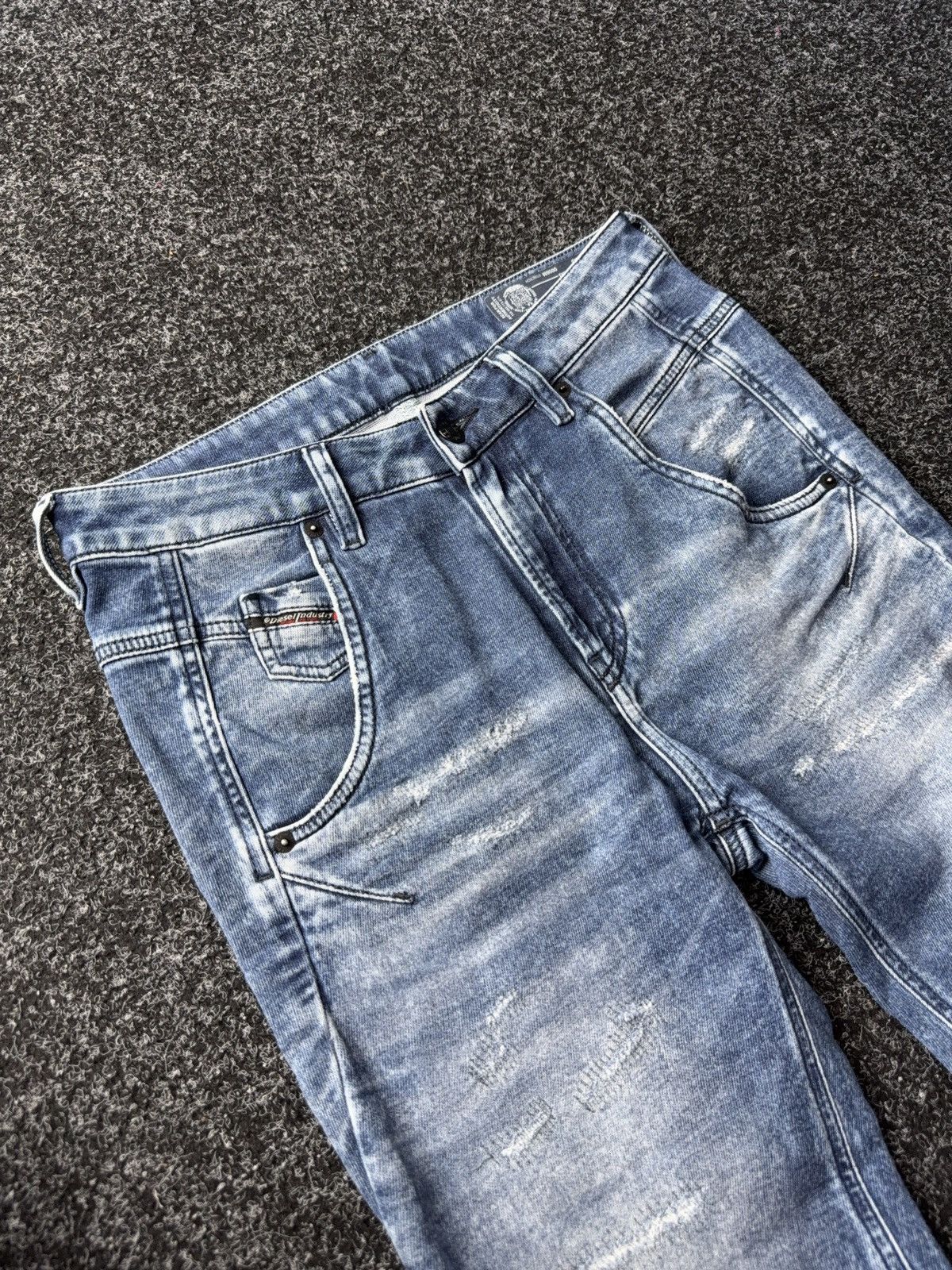 Diesel Vintage 00s Distressed Luxury Diesel Denim pants jeans Size 28" / US 6 / IT 42 - 4 Thumbnail