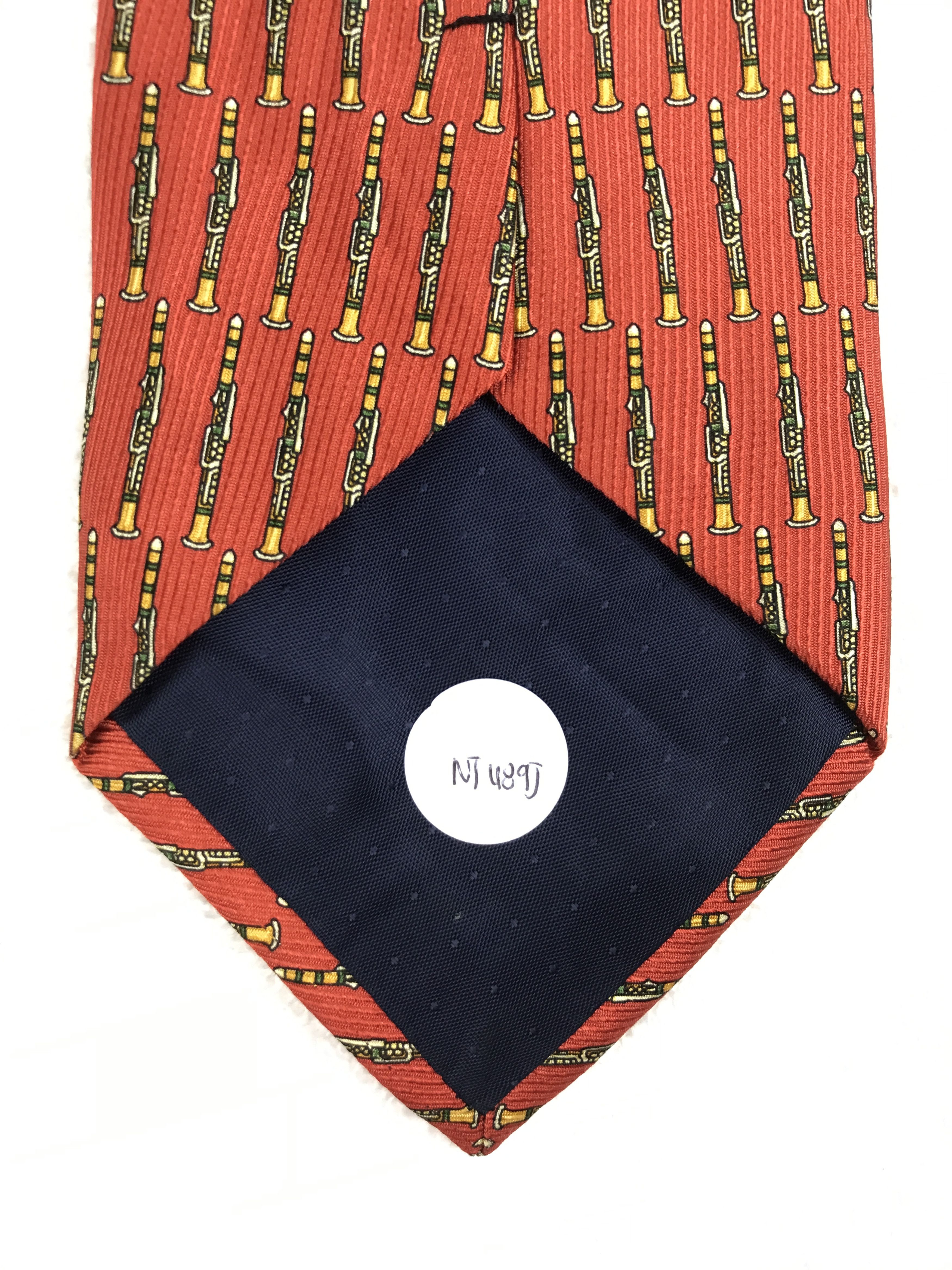 Vintage Vintage Nino Lazzarini Silk Necktie Size ONE SIZE - 9 Thumbnail
