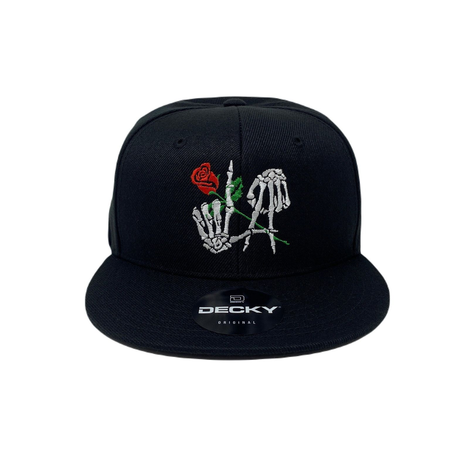 Other Los Angeles Bone Rose Snapback Hat All Black Size ONE SIZE - 2 Thumbnail