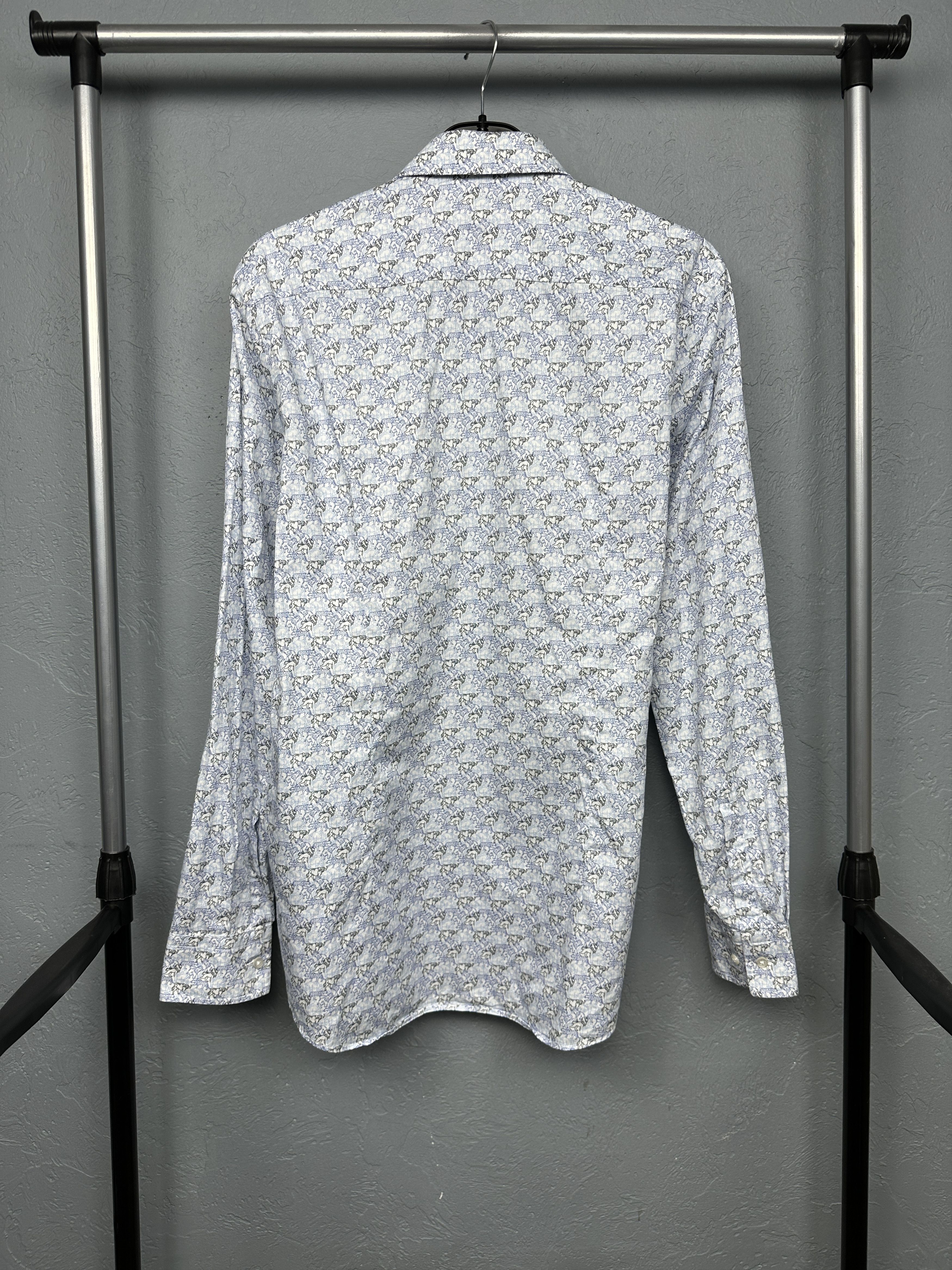 Hugo Boss Hugo Boss Mens Long Sleeve Shirt Size US M / EU 48-50 / 2 - 8 Thumbnail