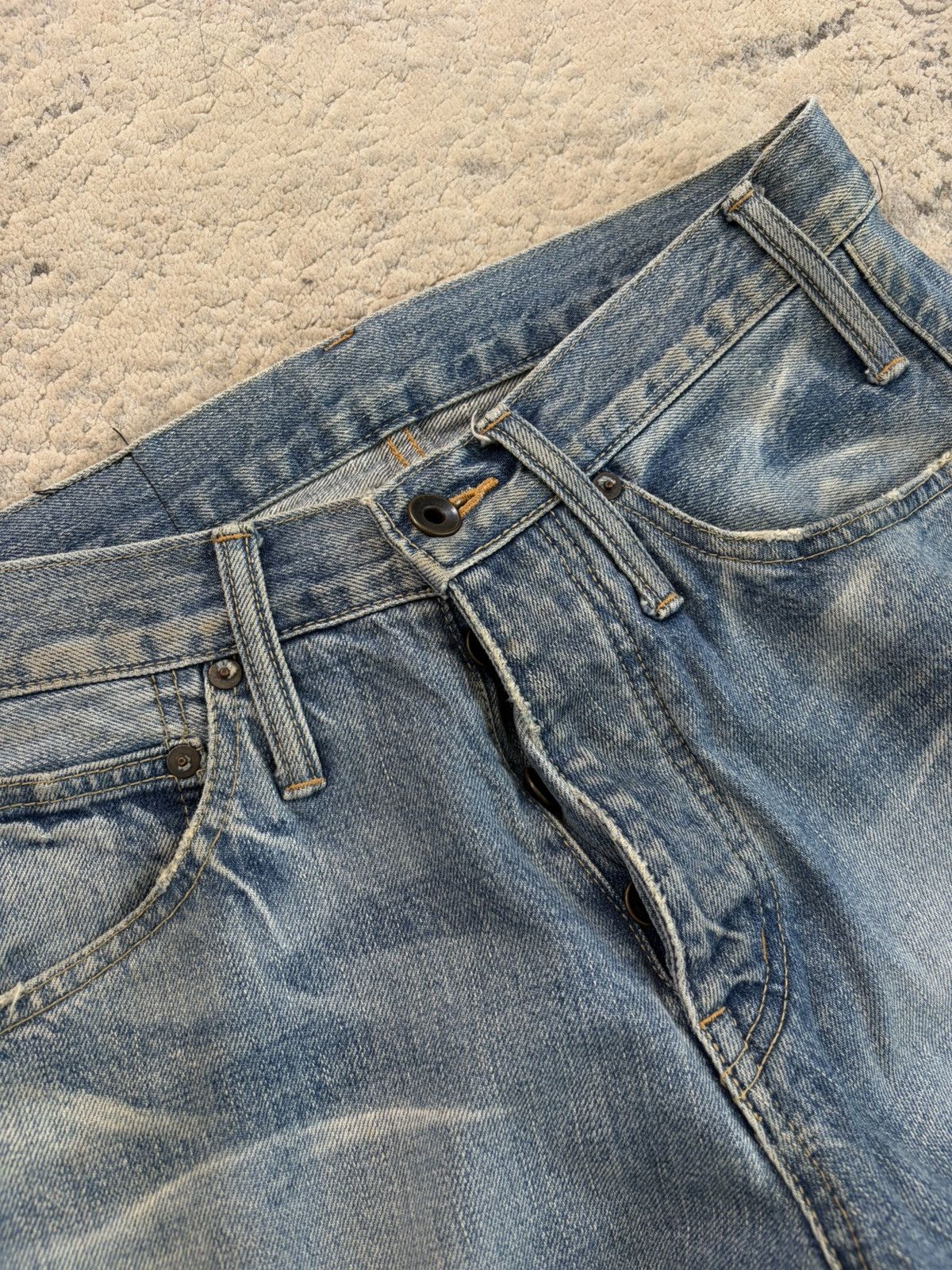 Le Grande Bleu (L.G.B.) LGB Lazy Wolf Denim Light Wash Size US 30 / EU 46 - 4 Thumbnail
