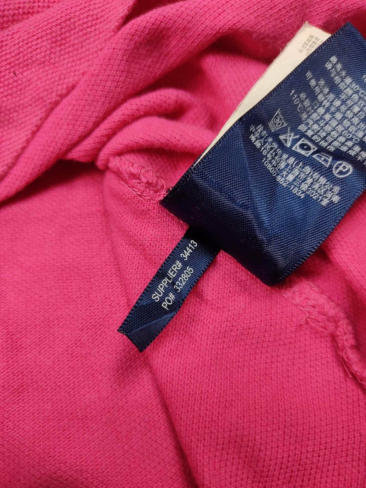 Japanese Brand × Polo Ralph Lauren Ralph Lauren Woman’s Pink Polo Shirt Size L / US 10 / IT 46 - 5 Thumbnail