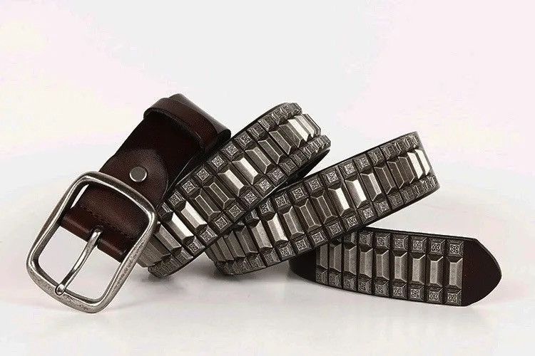 Japanese Brand × Leather Leather Studded Belt Size ONE SIZE - 2 Thumbnail