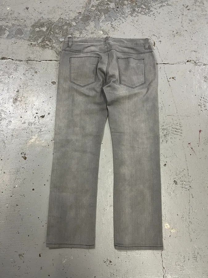 Prada AW2008 Prada Grey Denim Tapered Fit Jeans Size US 33 - 8 Thumbnail