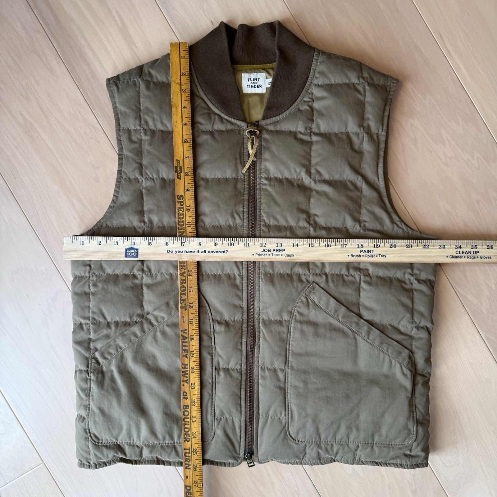 Flint And Tinder Flint and Tinder Caliber Quilted Vest Khaki Military Utility Size US L / EU 52-54 / 3 - 3 Thumbnail