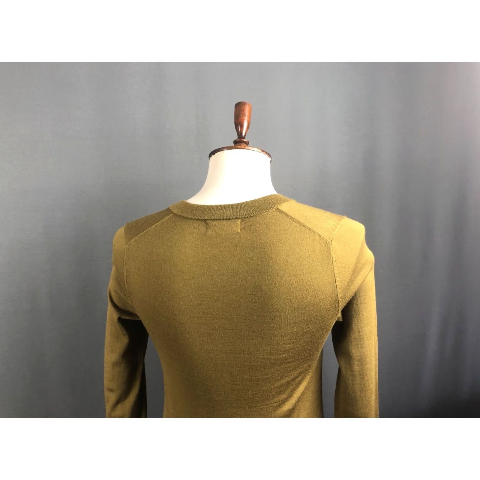 Icebreaker Icebreaker Wool Jumper Women S Mustard-Colored Knit V-Neck Pullover Blouse Casual Classic 100% Wool Size 28" / US 6 / IT 42 - 5 Thumbnail