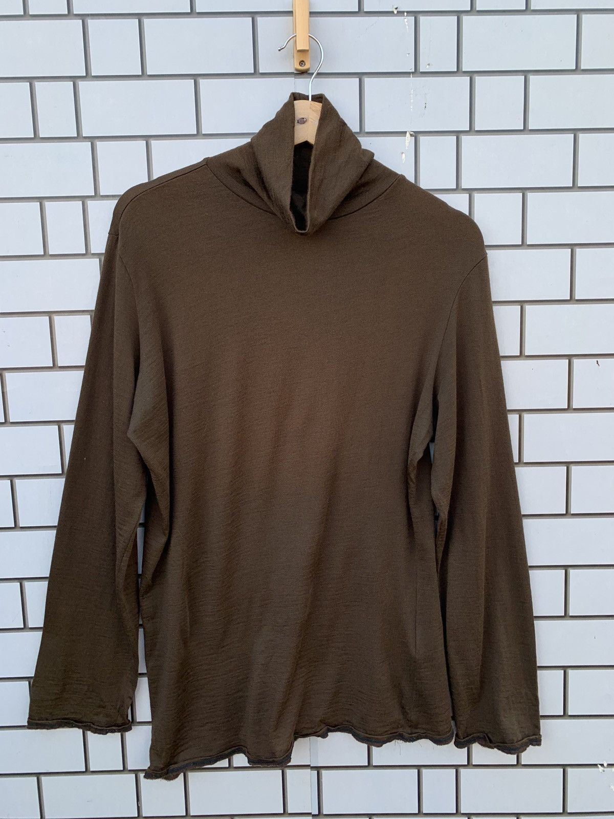 Yohji Yamamoto Vintage Yohji Yamamoto Long Sleeve Tshirts Size US M / EU 48-50 / 2 - 1 Thumbnail