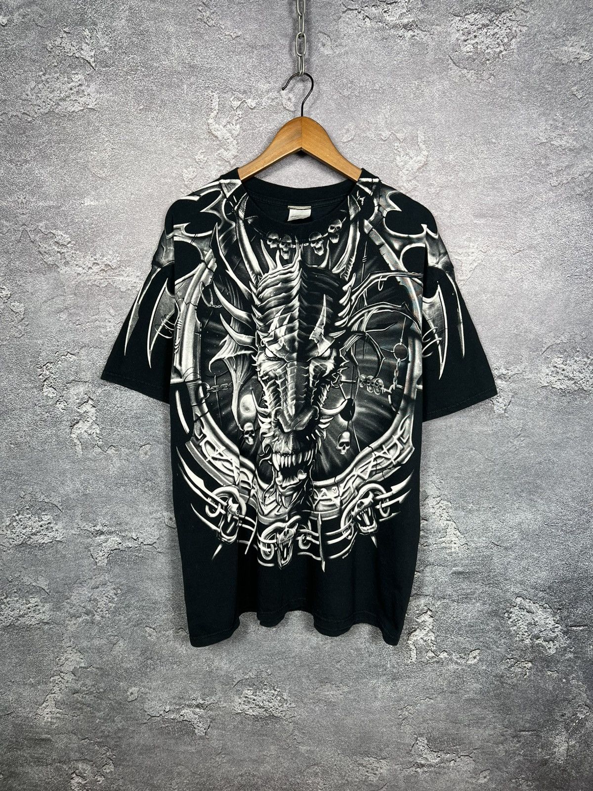 Liquid Blue × Vintage 1994 Travis Scott Liquid Blue Eagle All Over