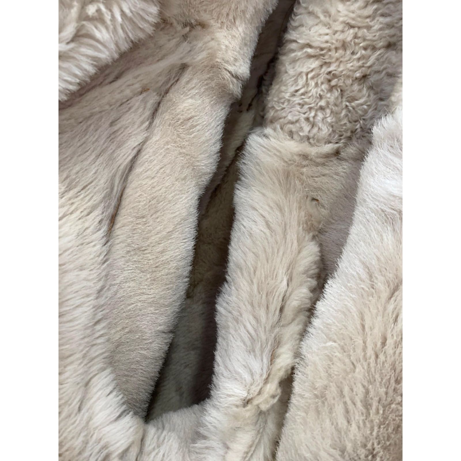 Vintage VINTAGE Shearling Coat Women L Sheepskin Leather Fur Lined Brown Overcoat Size L / US 10 / IT 46 - 6 Thumbnail