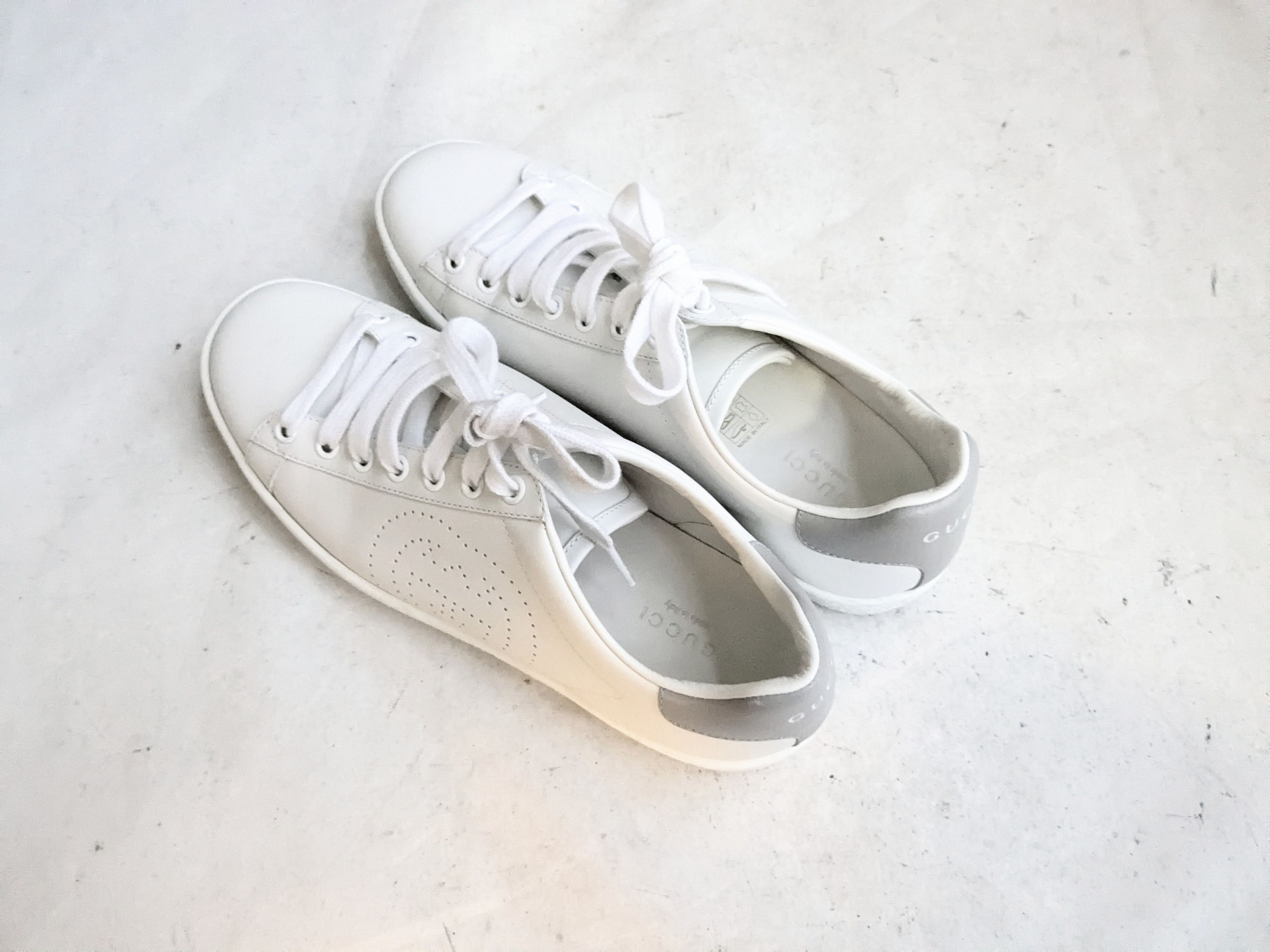 Gucci Women's Gucci Ace Sneakers White Interlocking G 7.5 37.5 Size US 7.5 / IT 37.5 - 12 Thumbnail