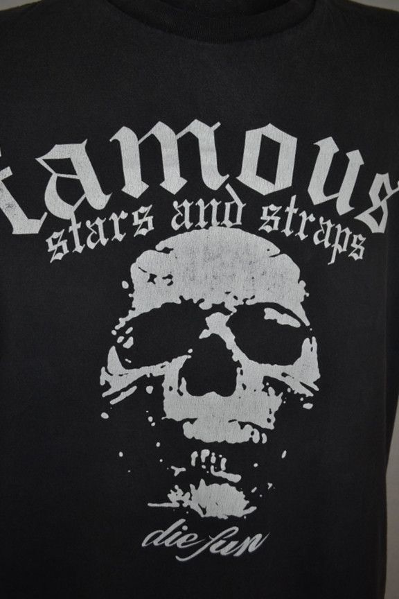 Famous Stars And Straps × Vintage Vintage 90's Famous Star and Straps Die Fun Tee XL Size US XL / EU 56 / 4 - 5 Thumbnail