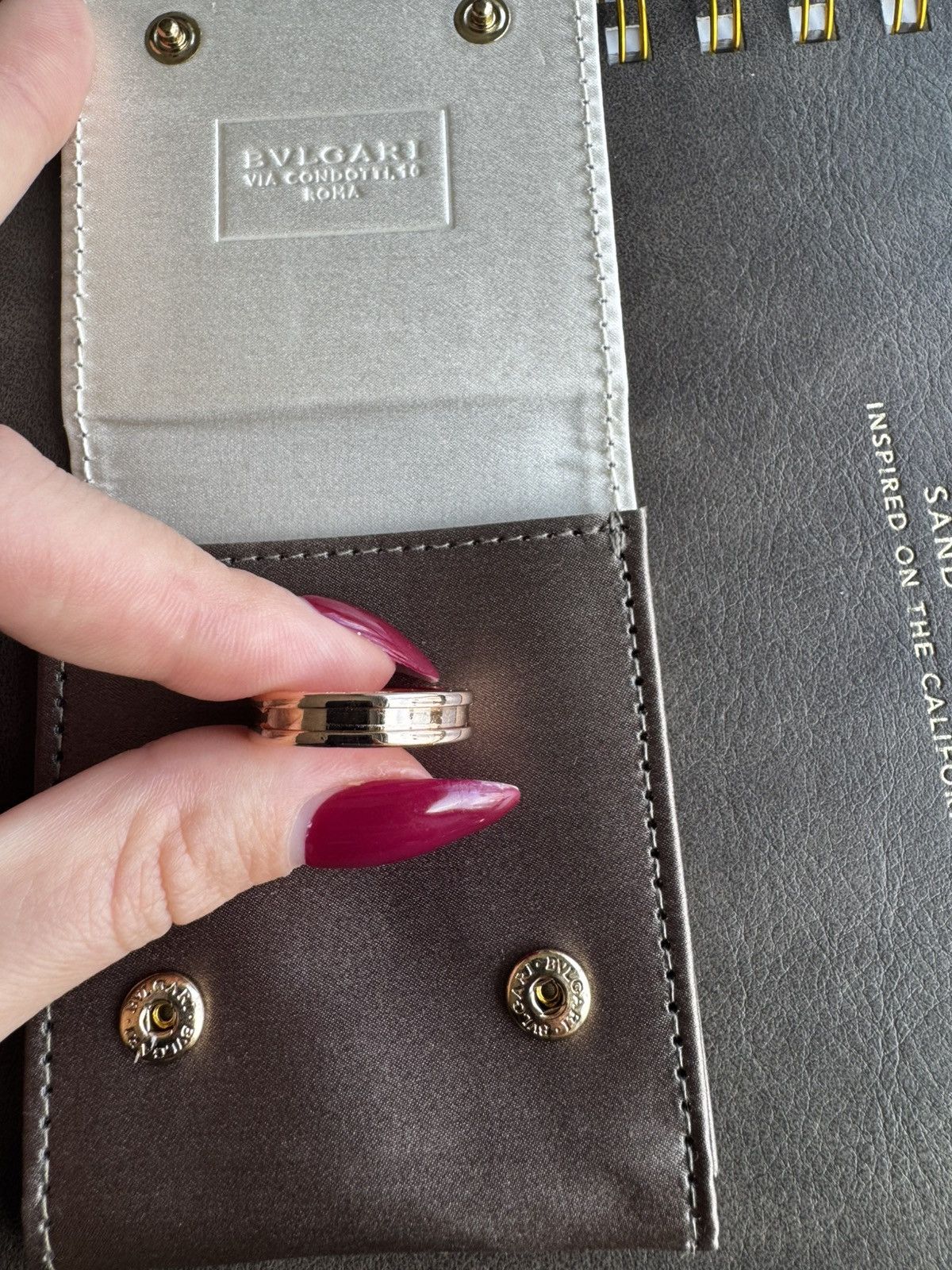 Bvlgari Bvlgari B zero1 Rose Gold Ring Size ONE SIZE - 14 Thumbnail
