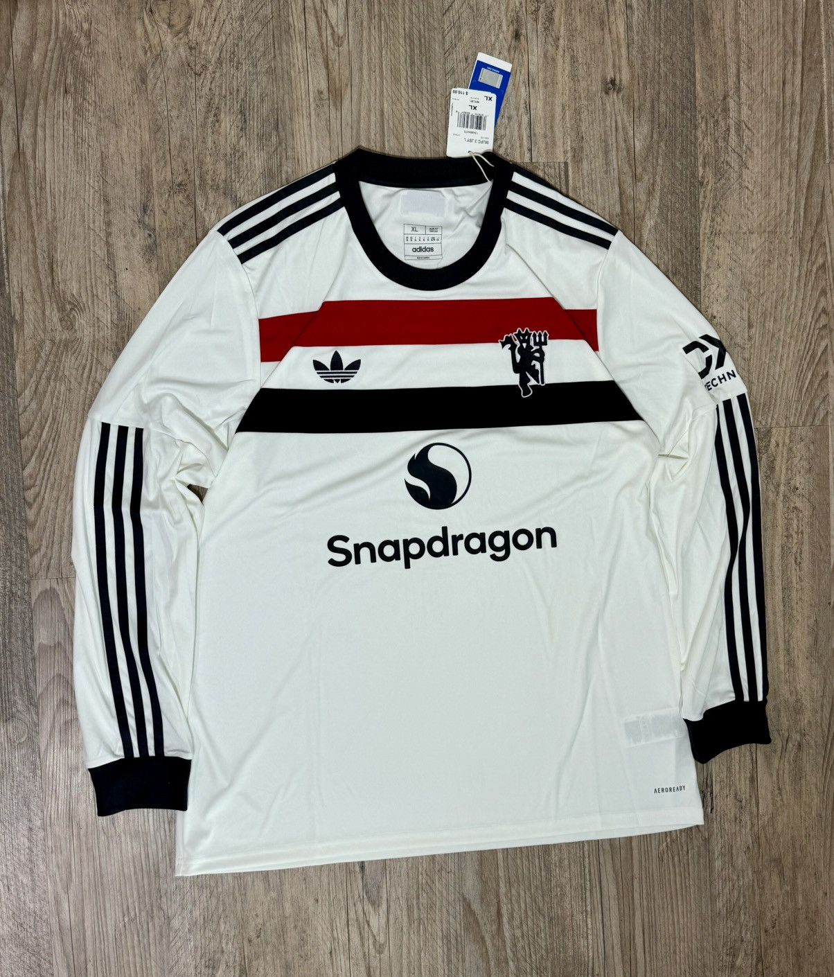 Adidas Manchester United 2024-25 Third Kit Long Sleeve Jersey Size US XL / EU 56 / 4 - 1 Thumbnail