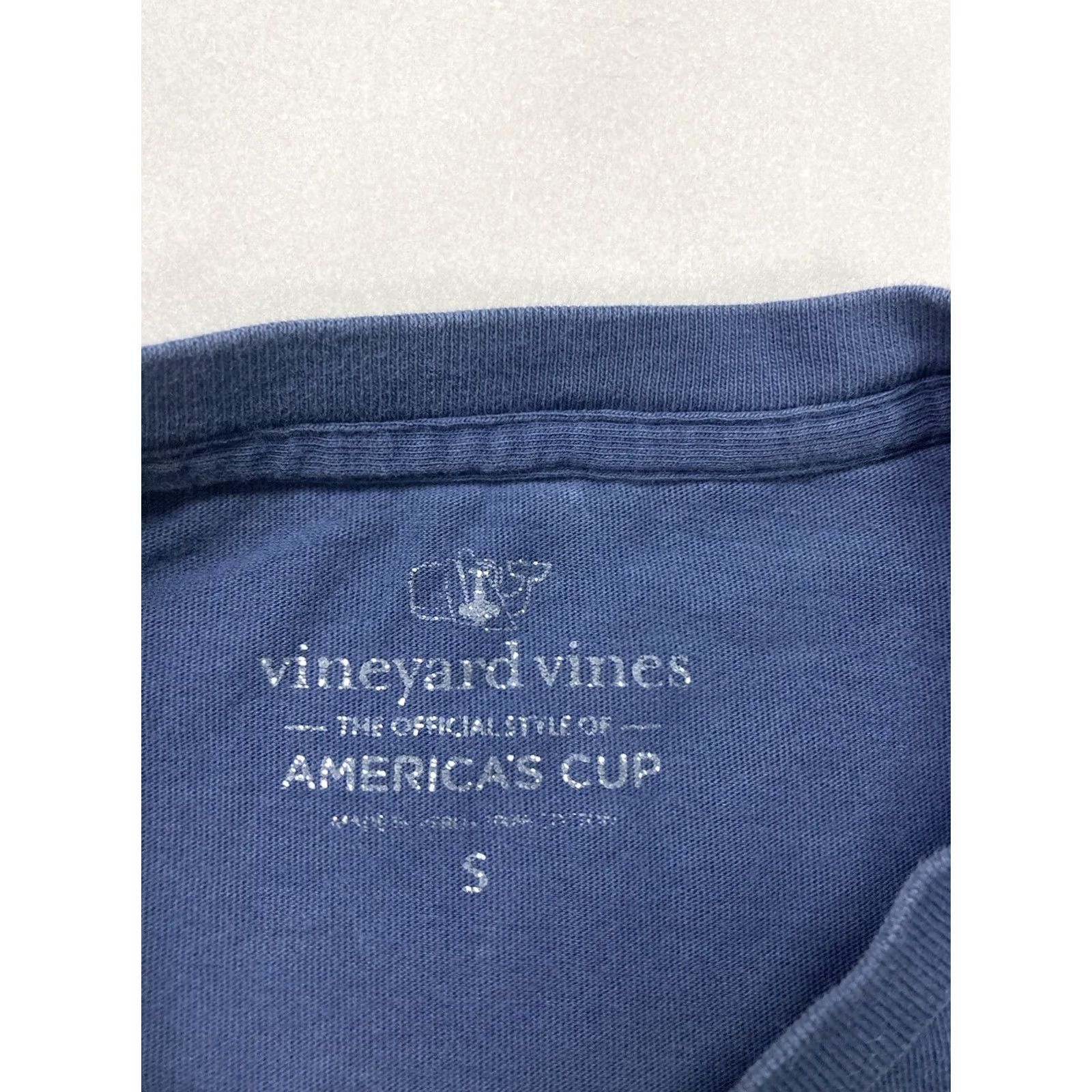 Vineyard Vines Vineyard Vines America's Cup Bermuda Pocket Graphic T-shirt Men Small Blue Size US S / EU 44-46 / 1 - 6 Thumbnail