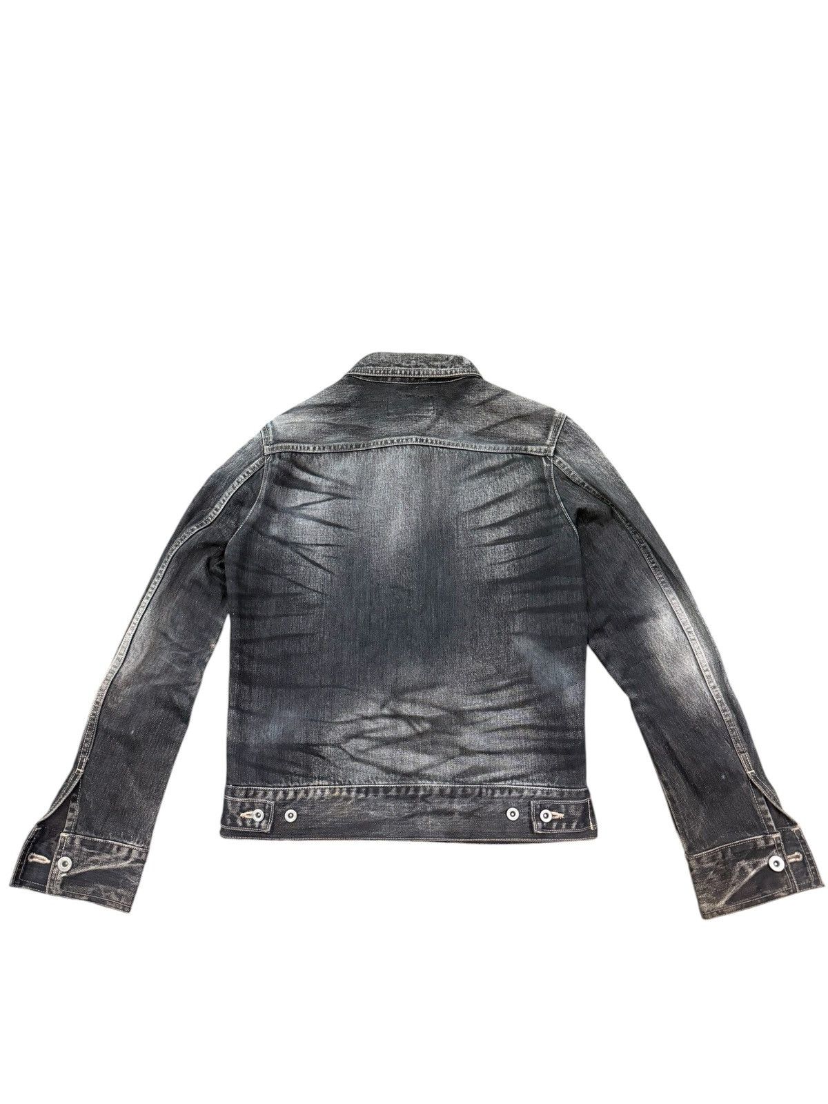 Tornado Mart RARE TORNADO MART DARK SHADOW ZEBRA DENIM JACKET Size US M / EU 48-50 / 2 - 8 Thumbnail