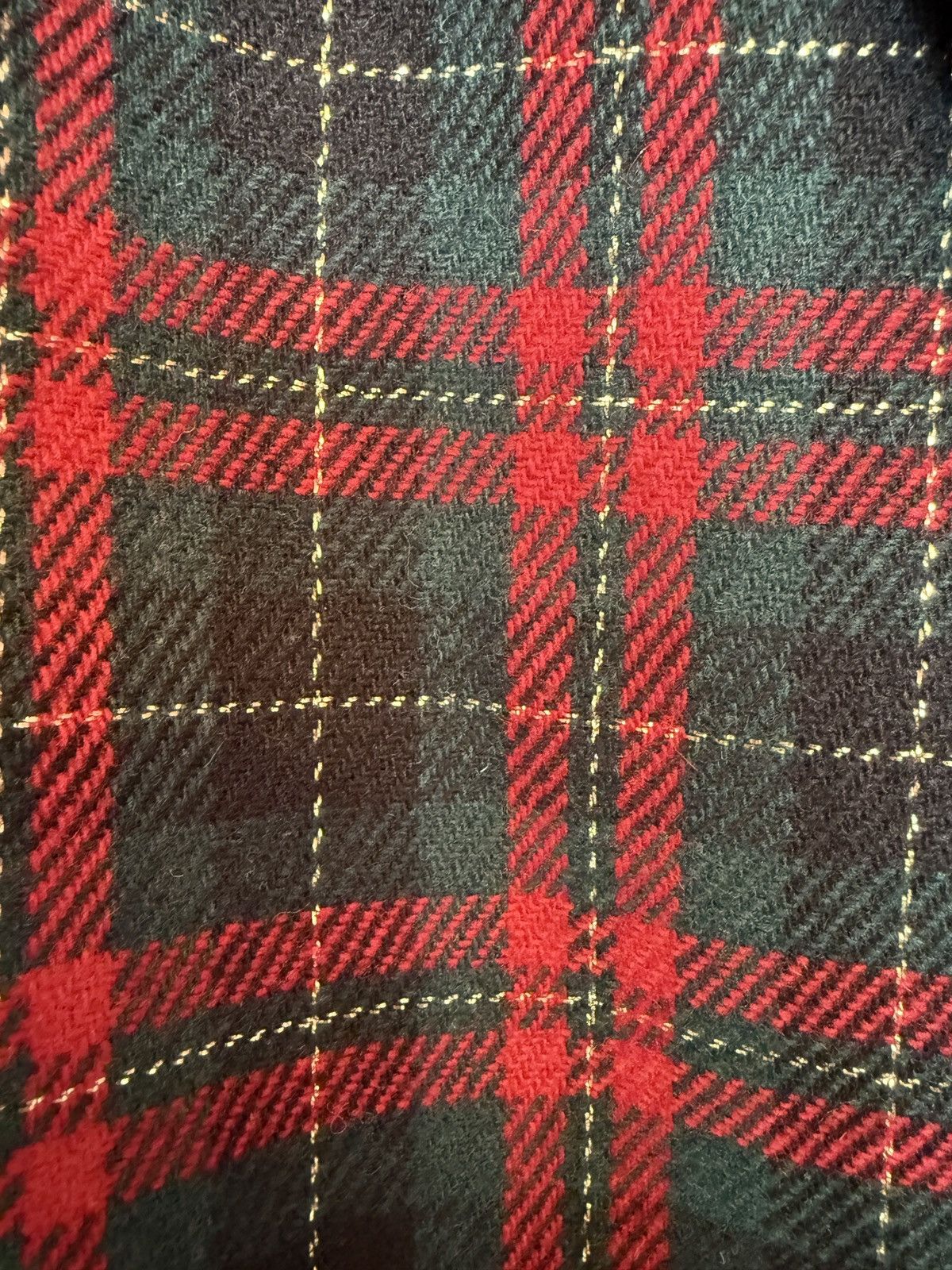 Other Sag Harbor Women Vtg Tartan Plaid Wool Holiday Blazer-14 Size XL / US 12-14 / IT 48-50 - 3 Thumbnail