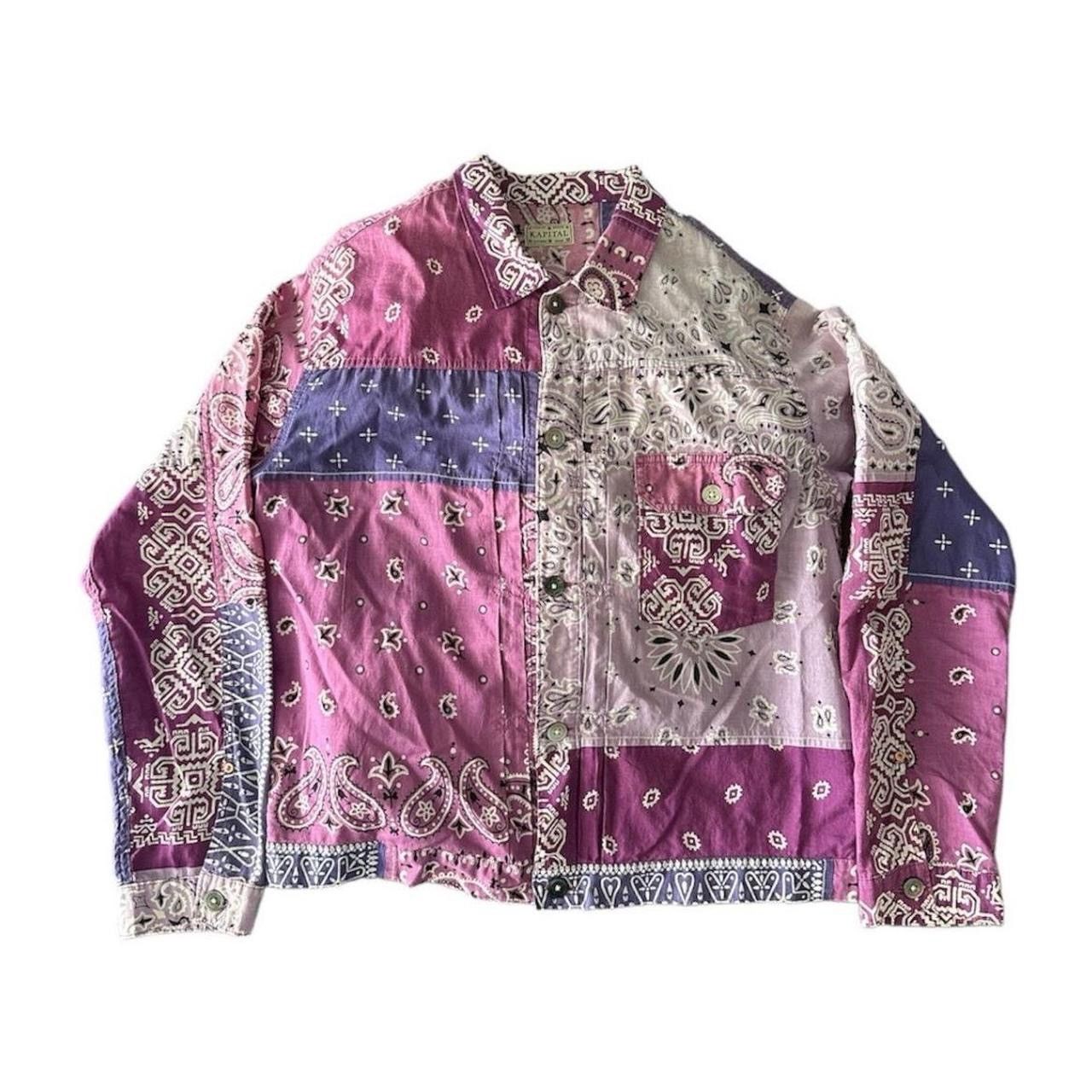 Kapital Kapital paisley bandana button up shirt purple Size US M / EU 48-50 / 2 - 1 Thumbnail