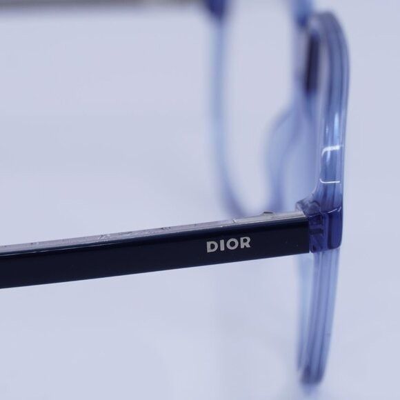 Dior 🕶️ New Dior INDIOR O A1I 3000 Eyeglasses - Transparent Blue Size ONE SIZE - 5 Thumbnail